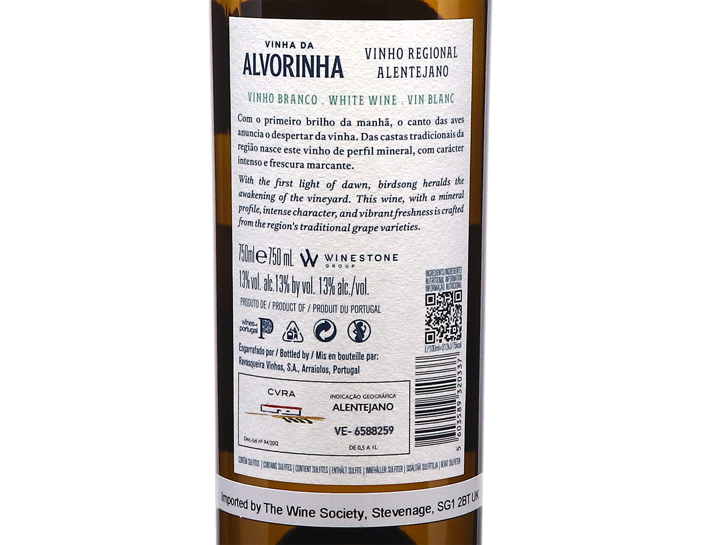 Vinha da Alvorinha Branco, Alentejano 2025