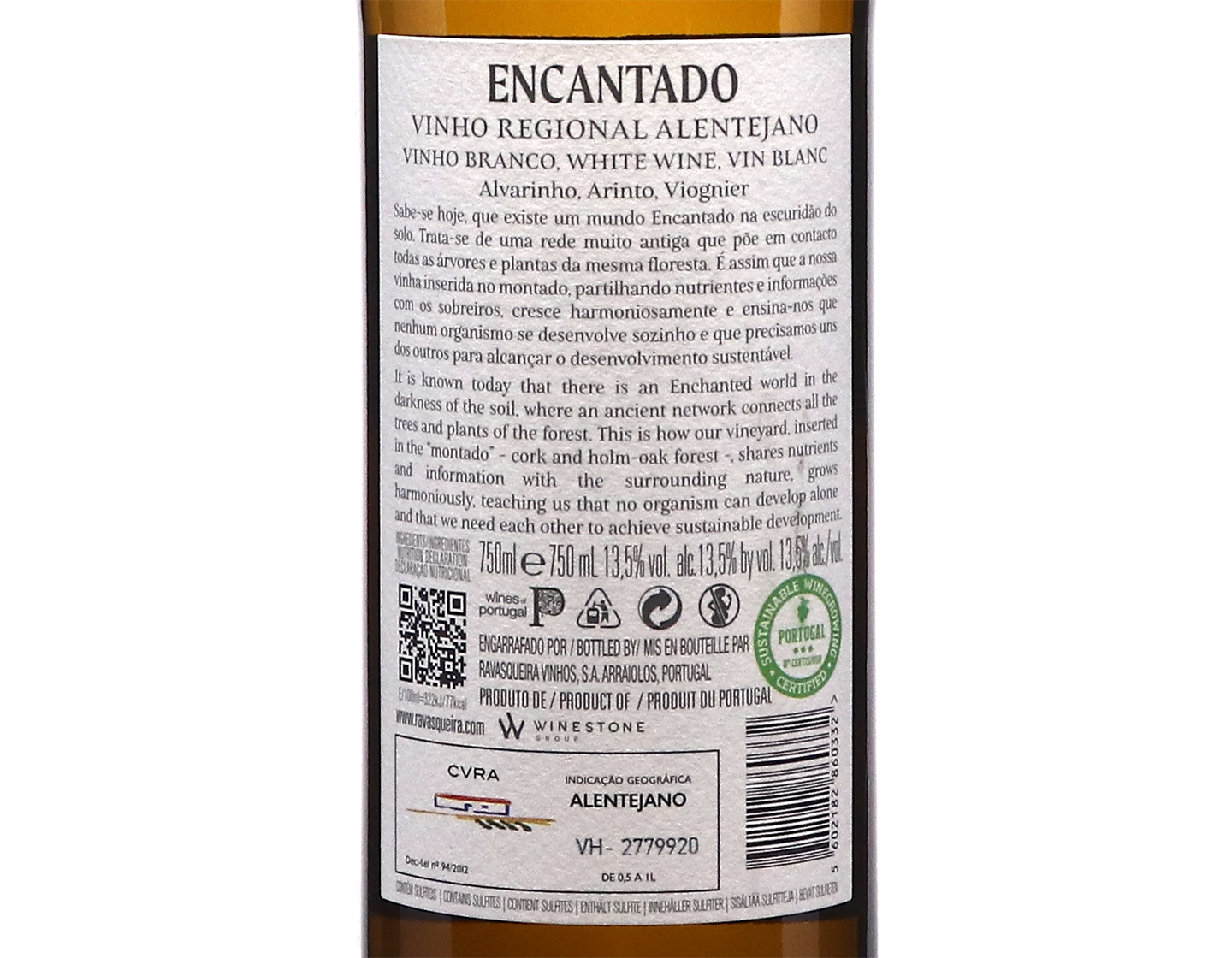 Ravasqueira Encantado Branco Alentejano 2025