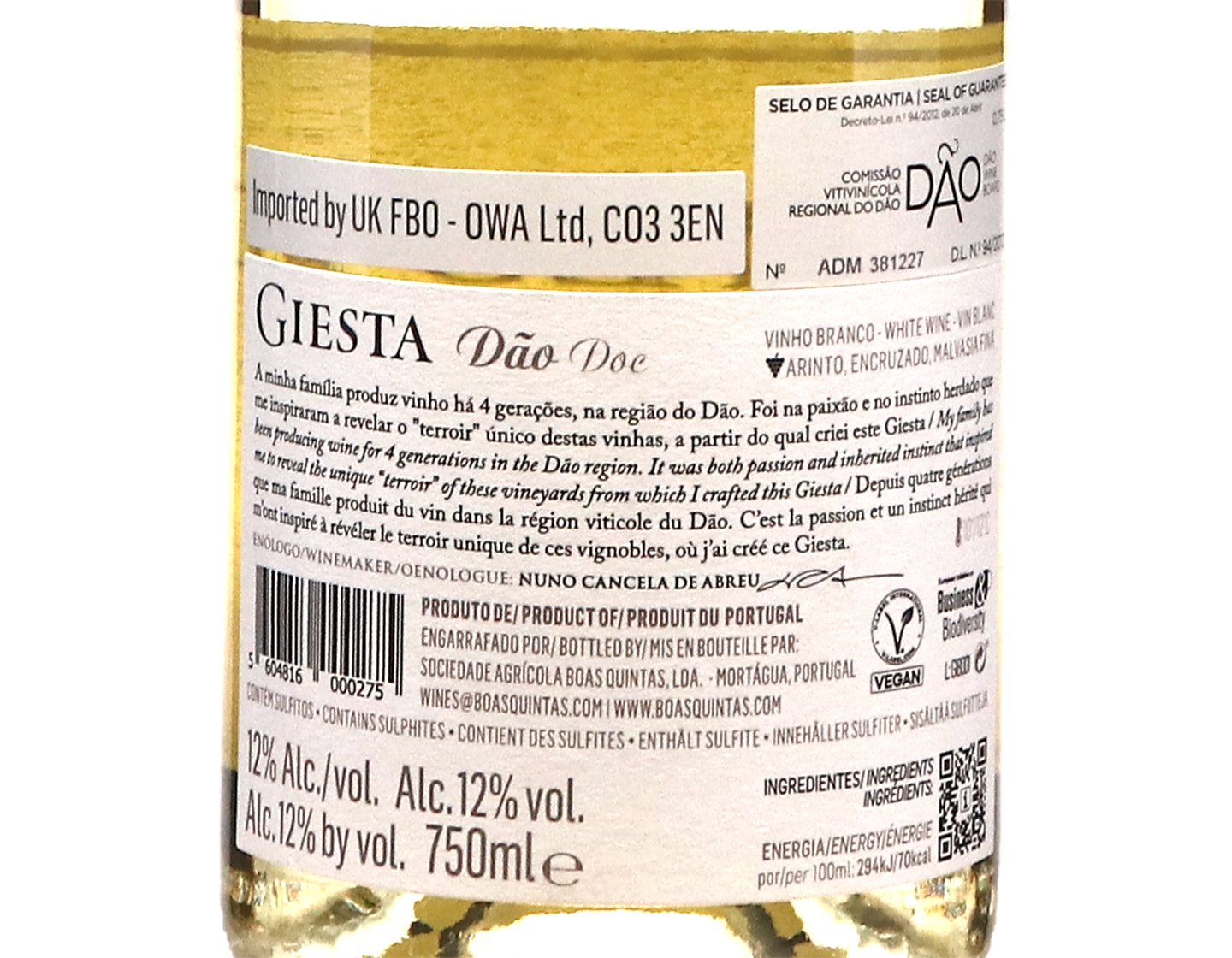 Giesta Branco Dao 2025