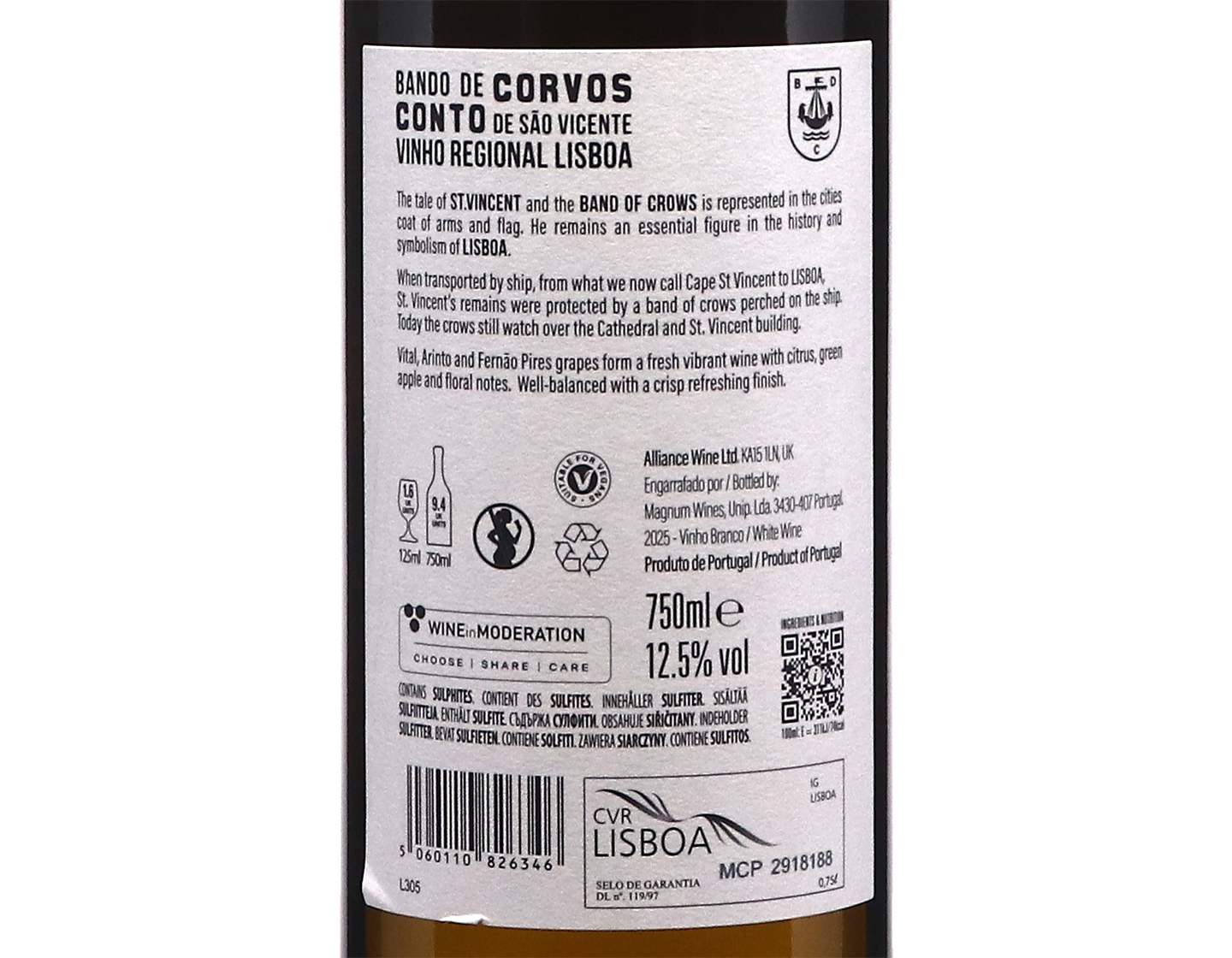 Bando de Corvos Murder of Crows Branco 2025 Lisboa