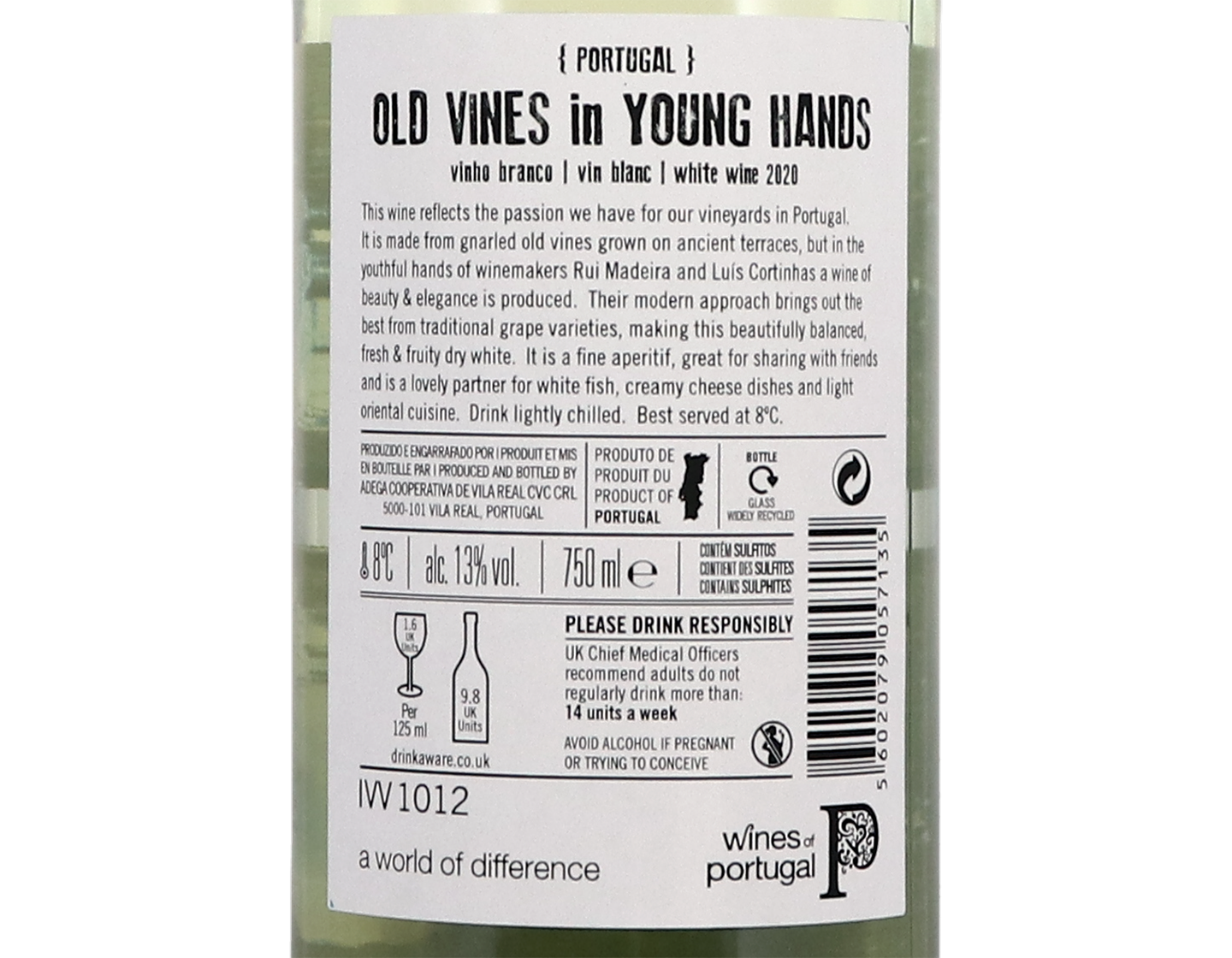 Old Vines in Young Hands Branco 2020