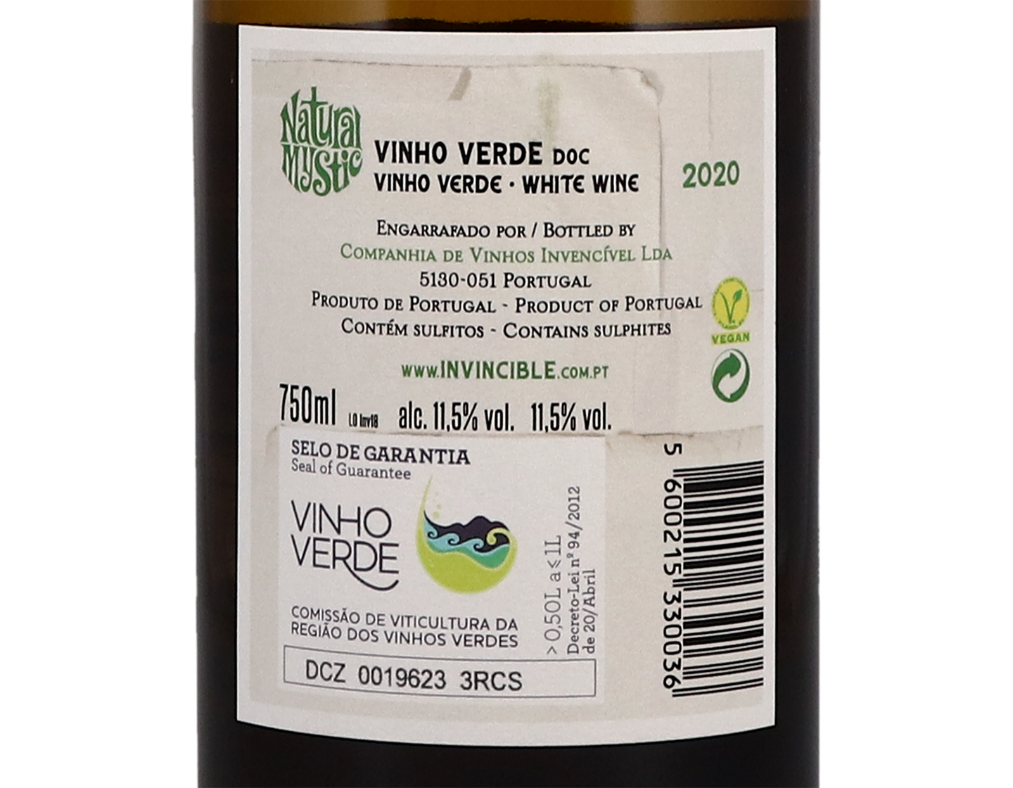 Natural Mystic Vinho Verde 2020