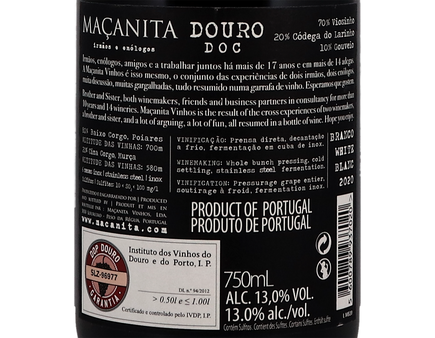 Macanita Branco Douro 2020