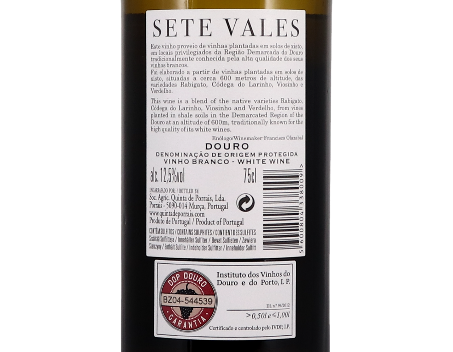 Quinta de Porrais Sete Vales Douro 2020