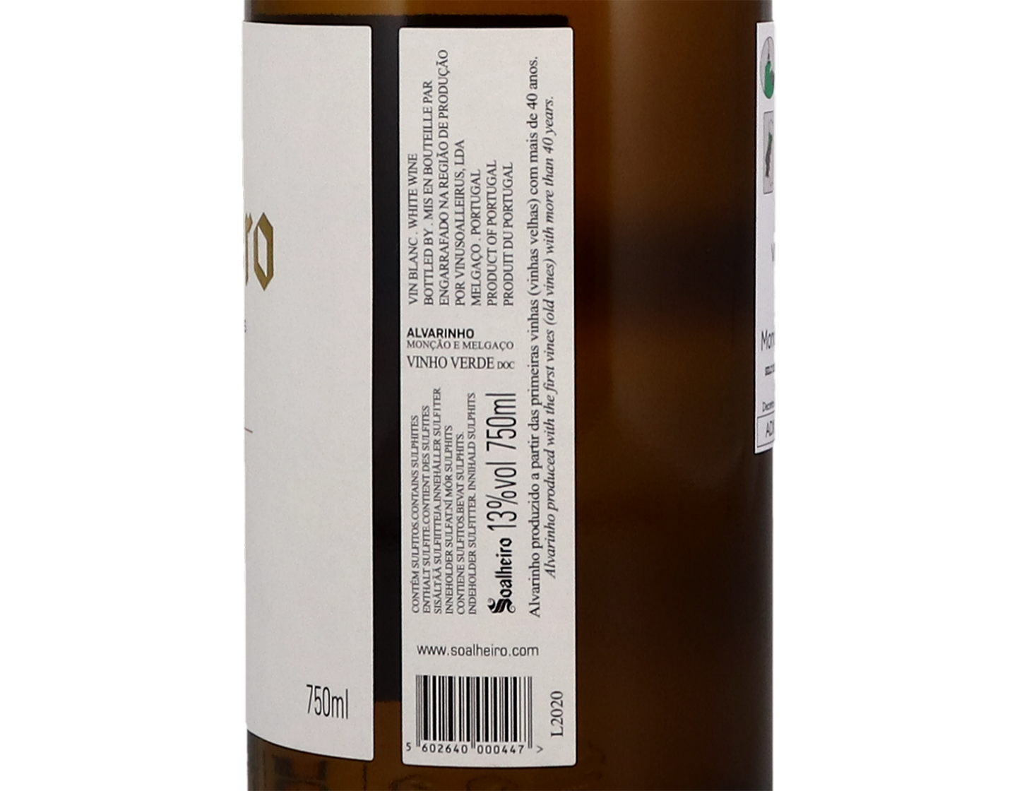 Soalheiro Primeiras Vinhas Alvarinho Vinho Verde 2020
