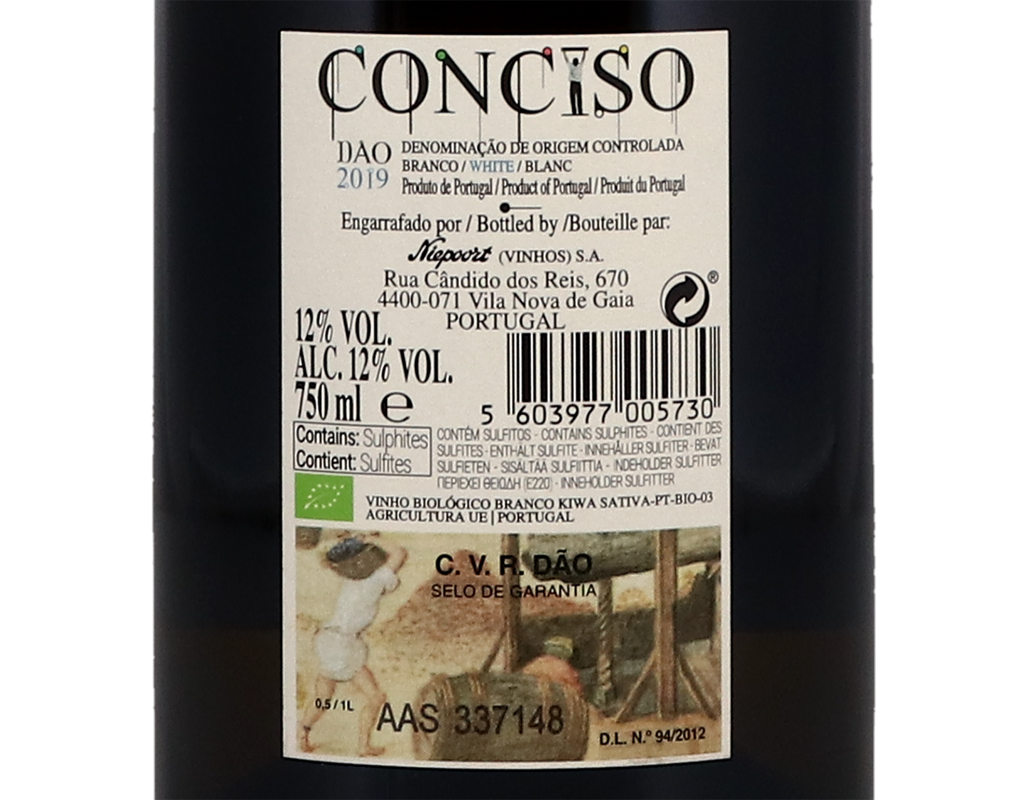Niepoort Conciso Branco Dao 2019