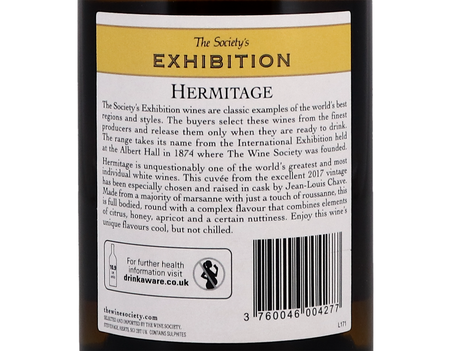 The Society's Exhibition Hermitage Blanc 2017