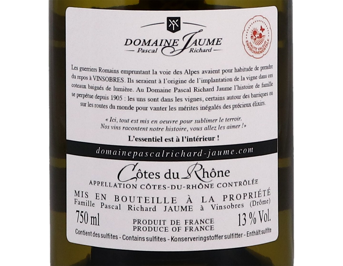 Cotes du Rhone Blanc Domaine Jaume 2020