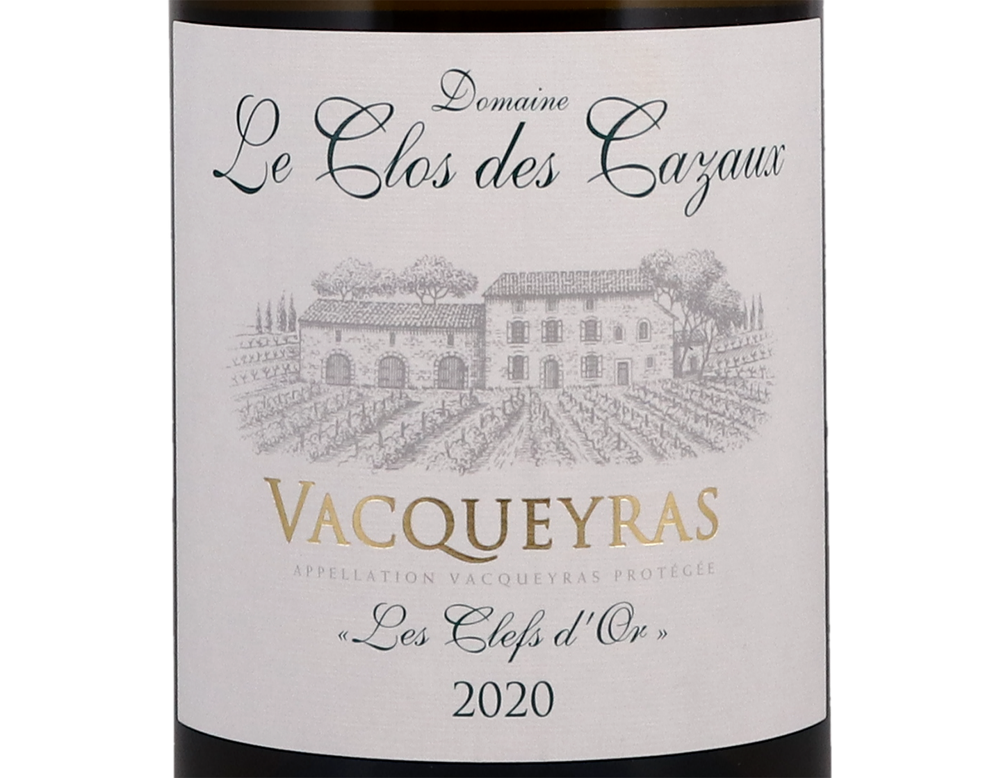 Vacqueyras Blanc Les Clefs d'Or, Clos des Cazaux 2020