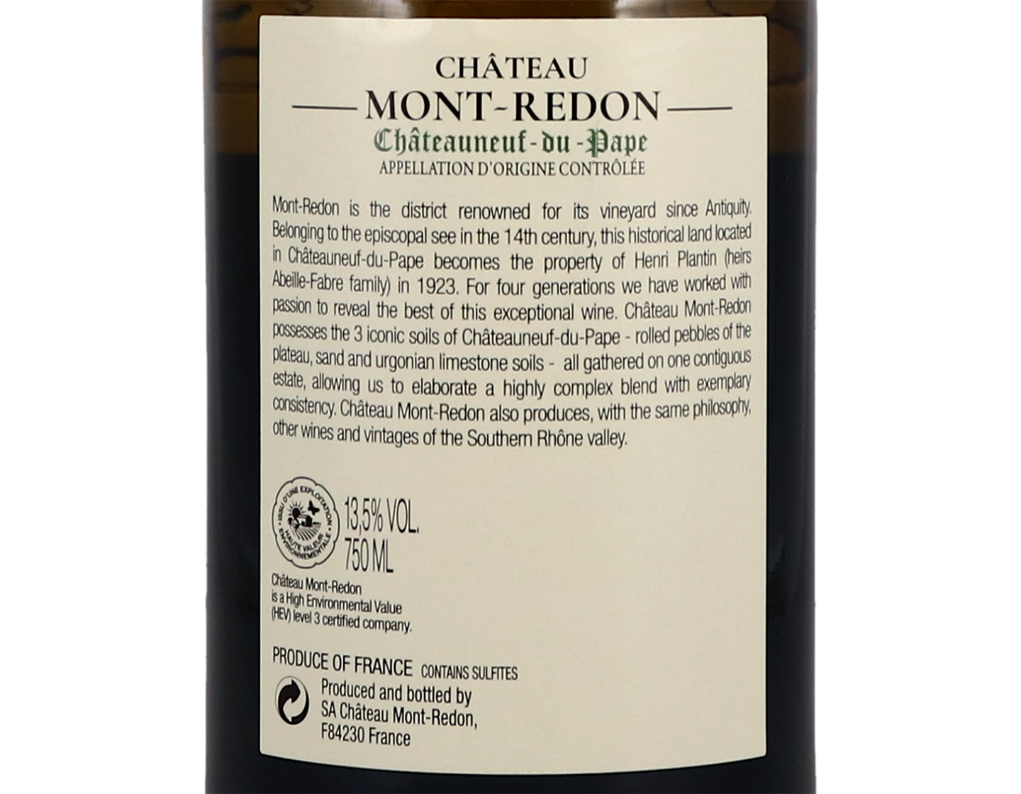Châteauneuf-du-Pape Blanc, Château Mont-Redon 2020