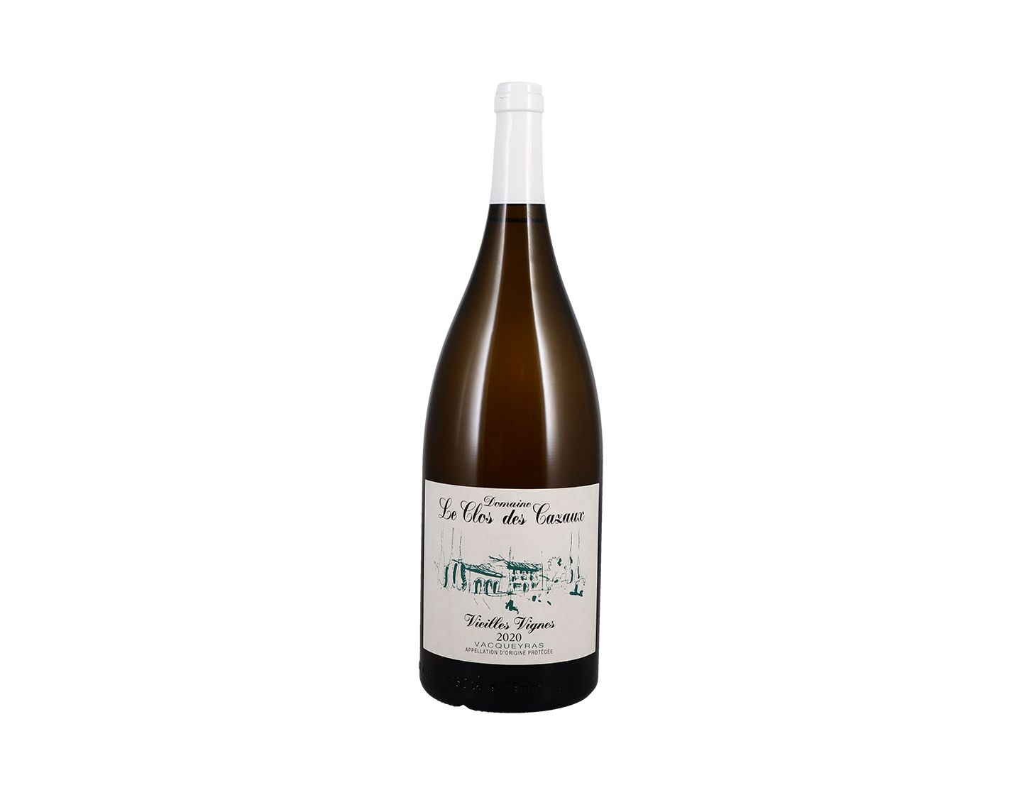 Magnum of Vacqueyras Blanc Vielles Vignes Clos des Cazaux 2020
