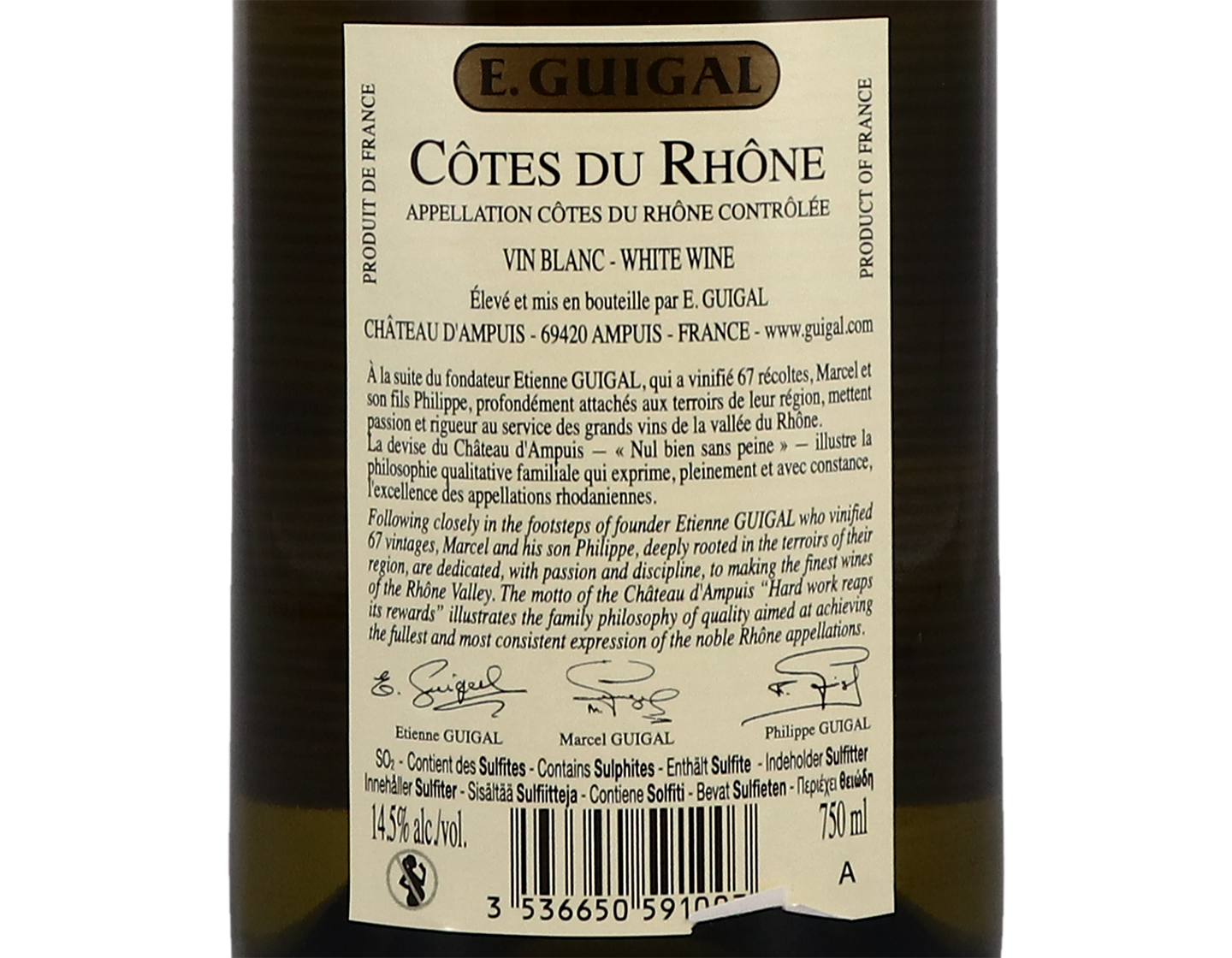 Cotes du Rhone Blanc Guigal 2020