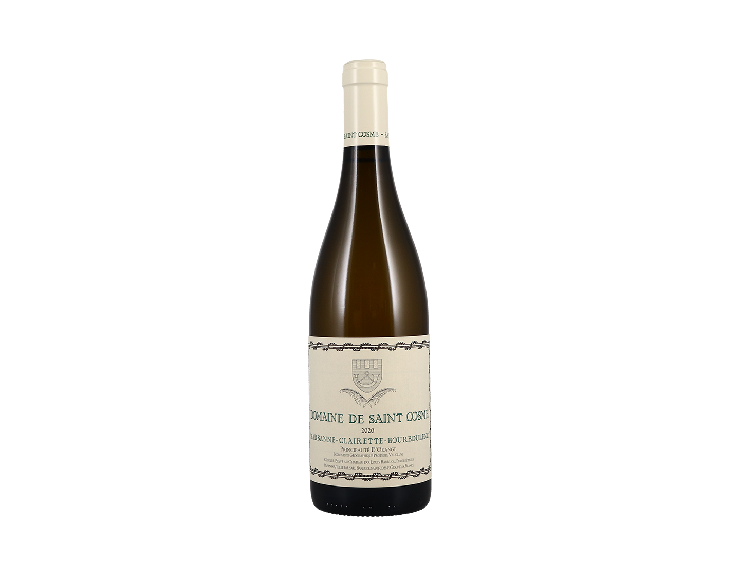 Domaine de Saint Cosme Principaute d Orange Blanc 2020