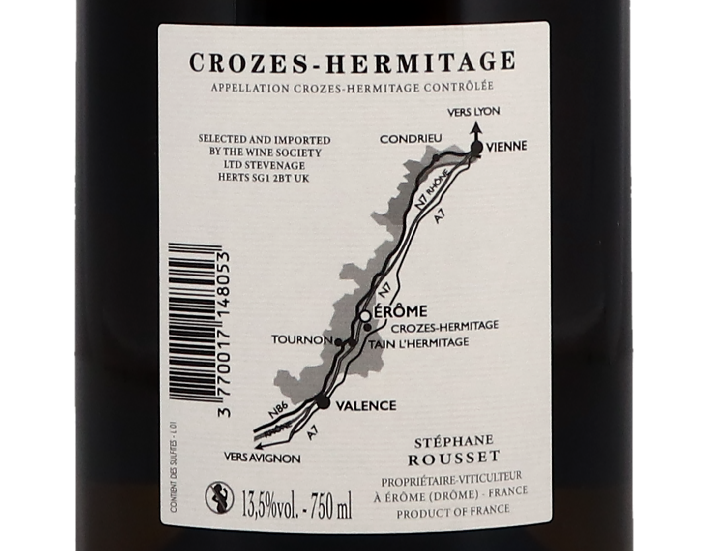 Crozes Hermitage Blanc Vieilles Vignes Domaine Rousset 2020