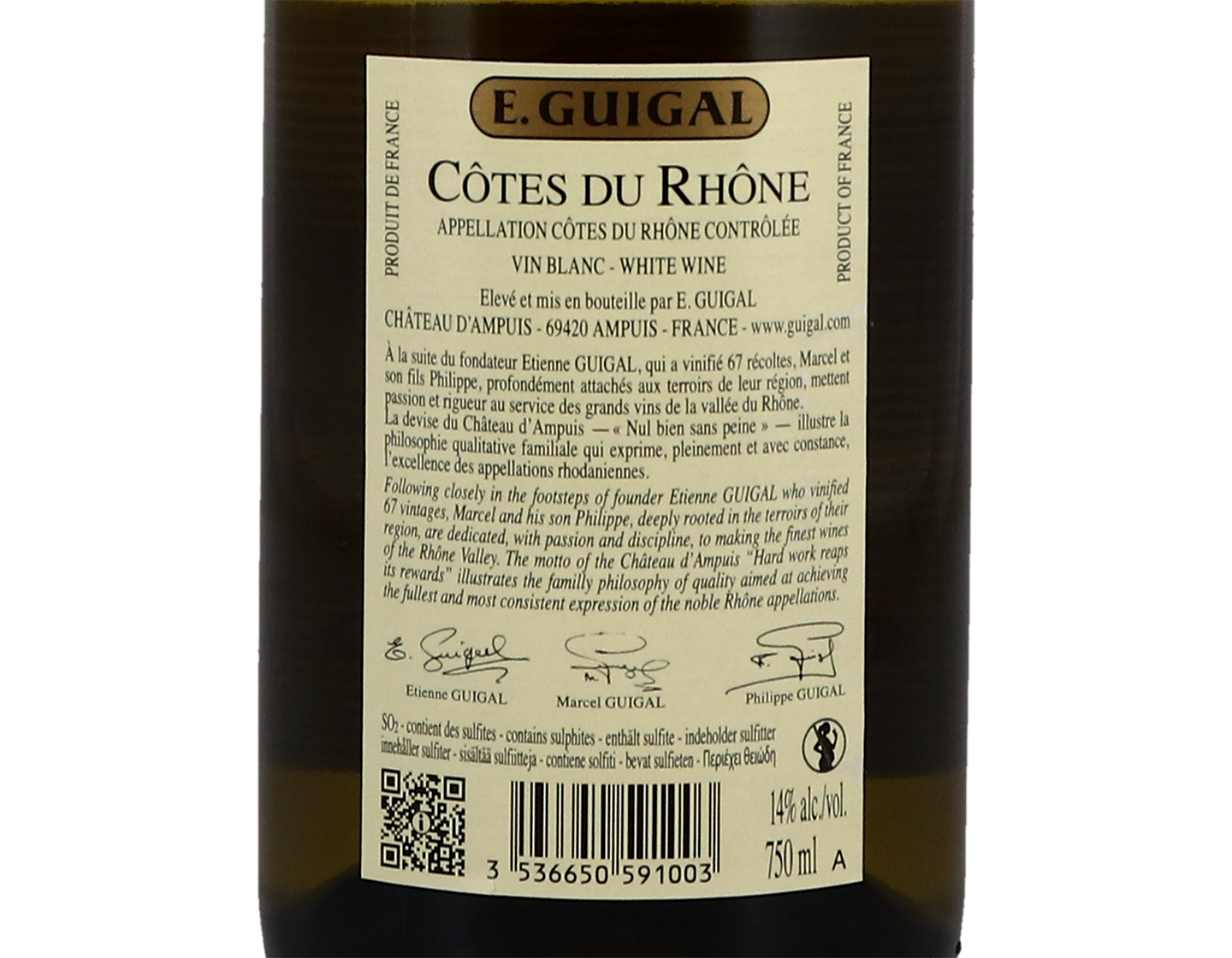 Cotes du Rhone Blanc Guigal 2022