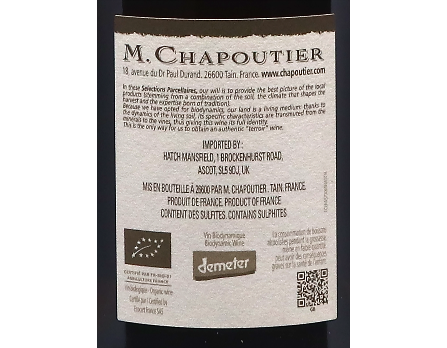 Ermitage Blanc de L'Orée, Chapoutier 2022
