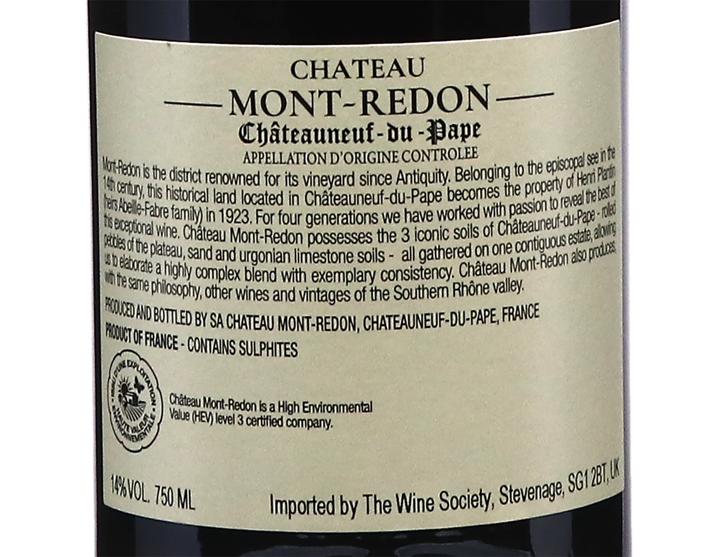 Chateauneuf du Pape Blanc Chateau Mont Redon 2023