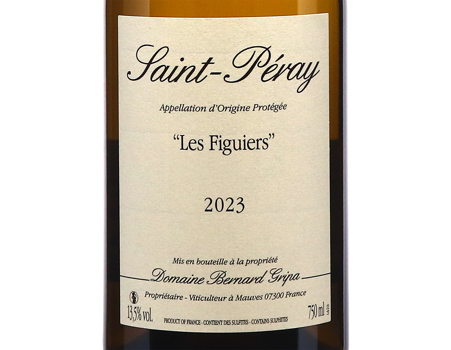Saint-Péray Les Figuiers, Domaine Bernard Gripa 2023