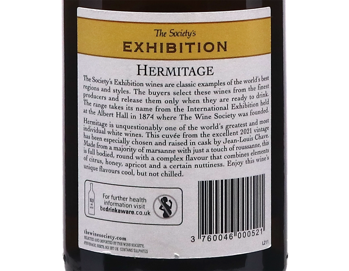The Society's Exhibition Hermitage Blanc 2021