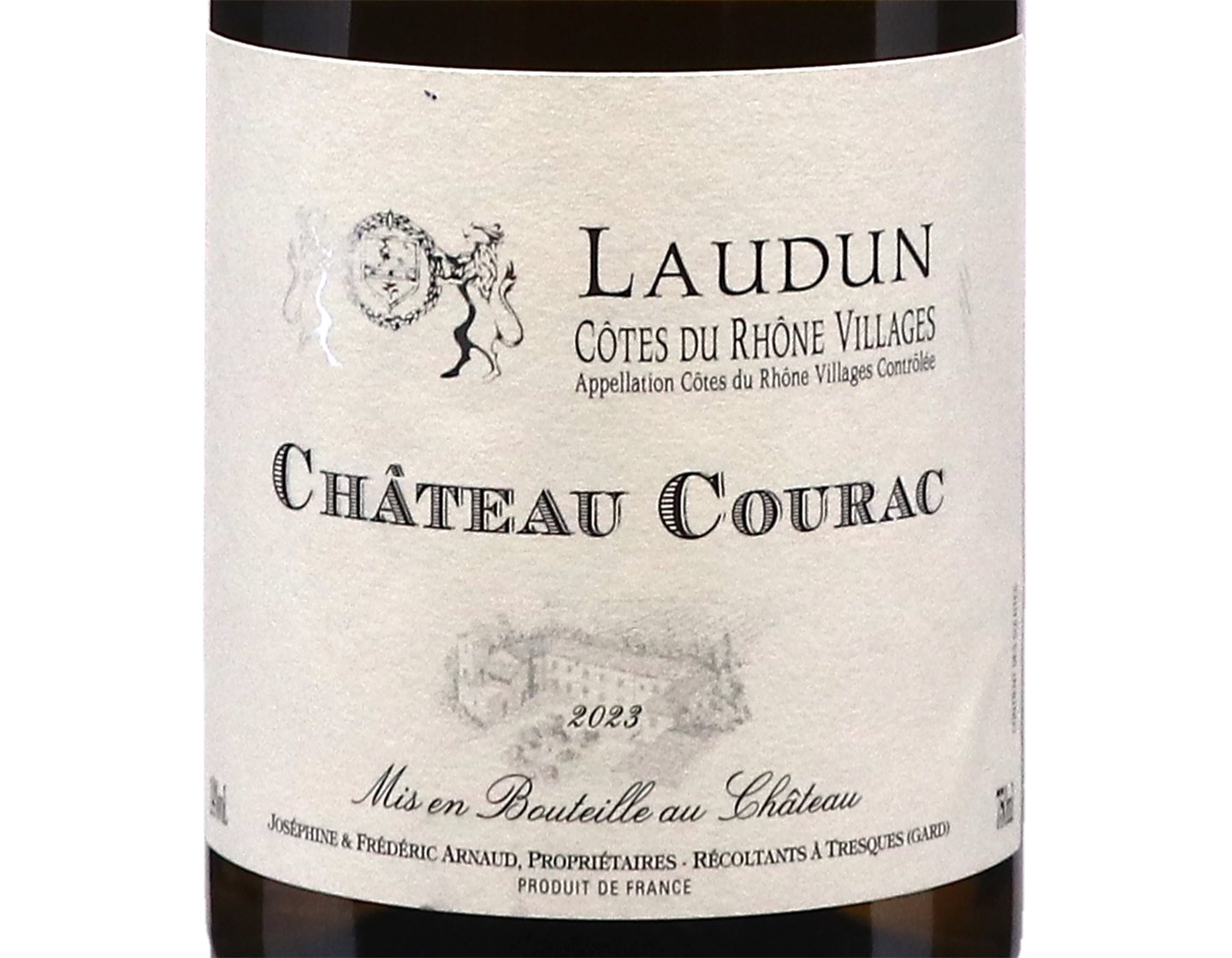 Laudun Cotes du Rhone Villages Blanc Chateau Courac 2023