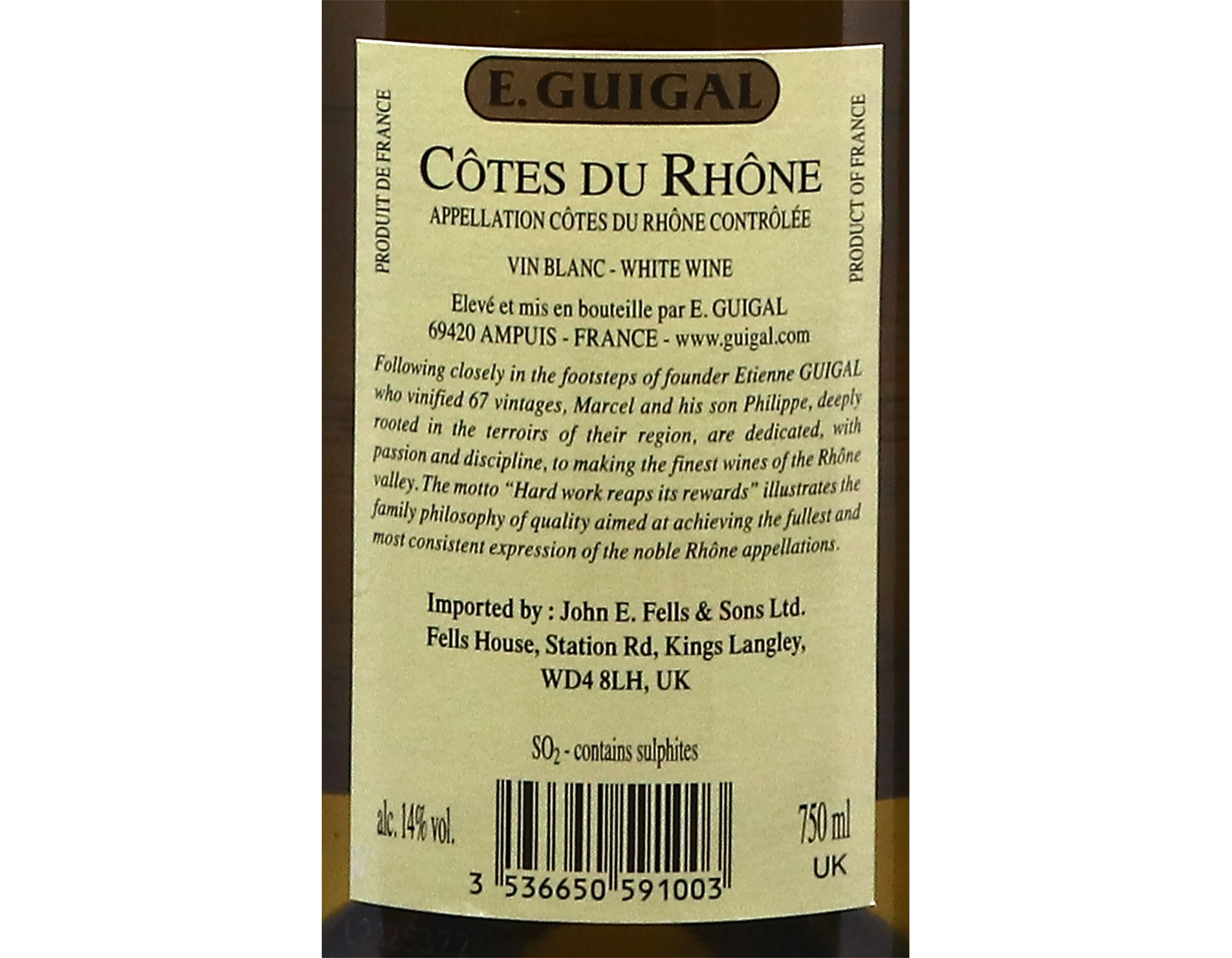 Côtes-du-Rhône Blanc, Guigal 2025