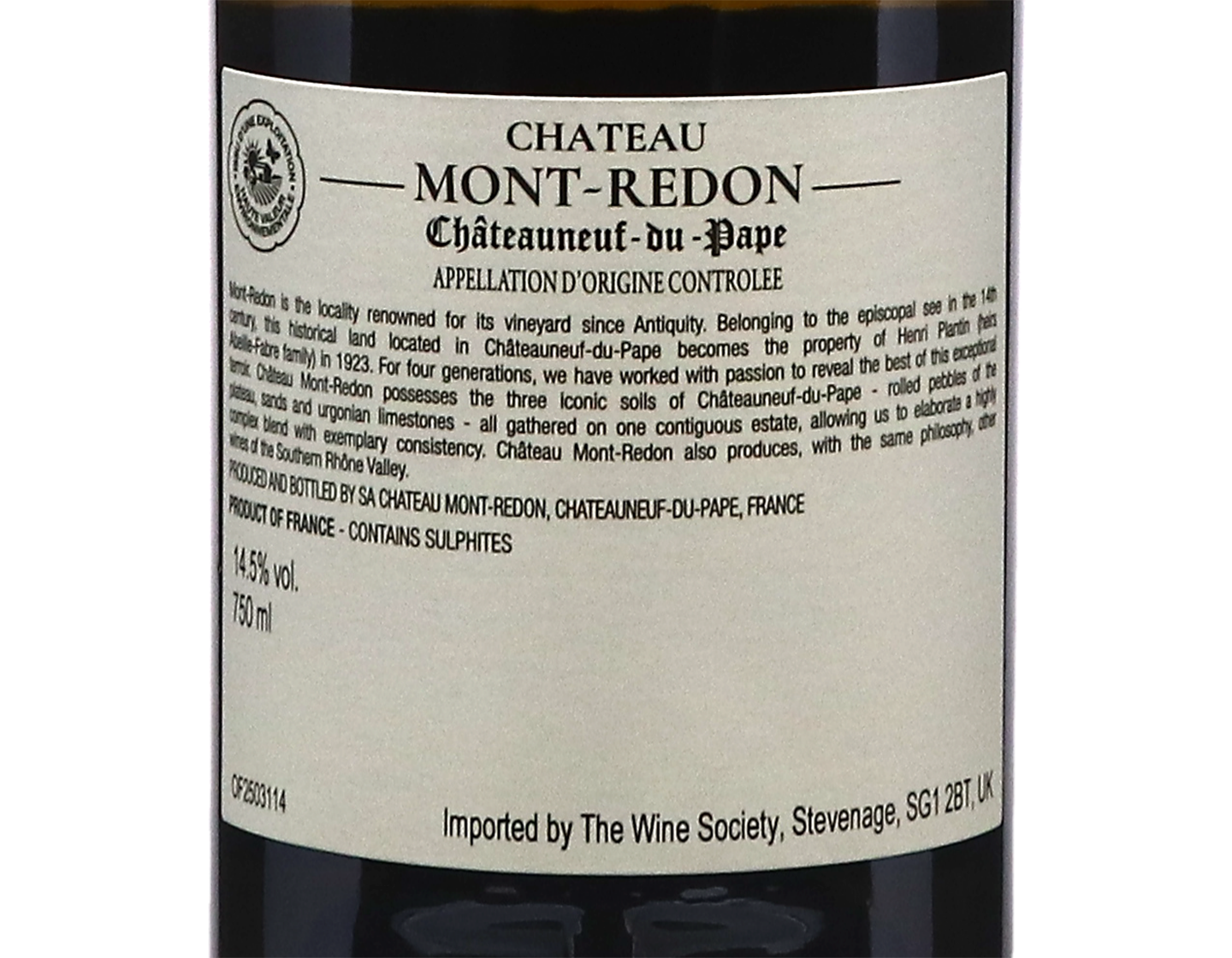 Châteauneuf-du-Pape Blanc, Château Mont-Redon 2024