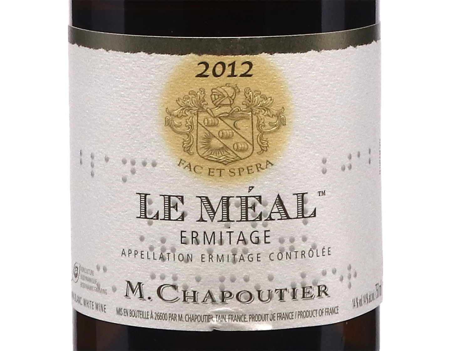 Hermitage Le Meal Blanc 2012 Chapoutier