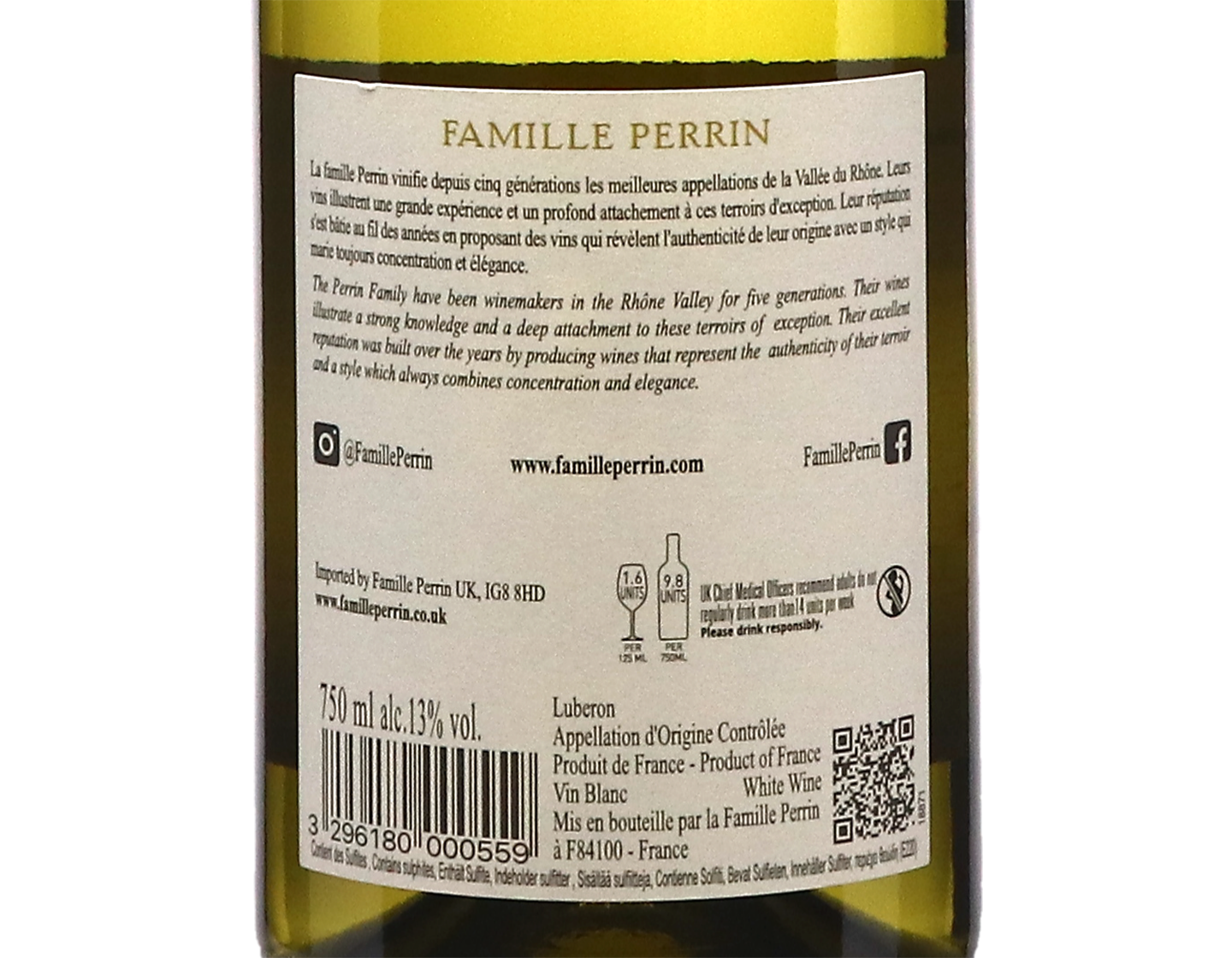 Luberon Blanc, Famille Perrin 2025