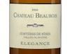 Costieres de Nimes,Elegance Blanc,Chateau Beaubois 2025 view 2