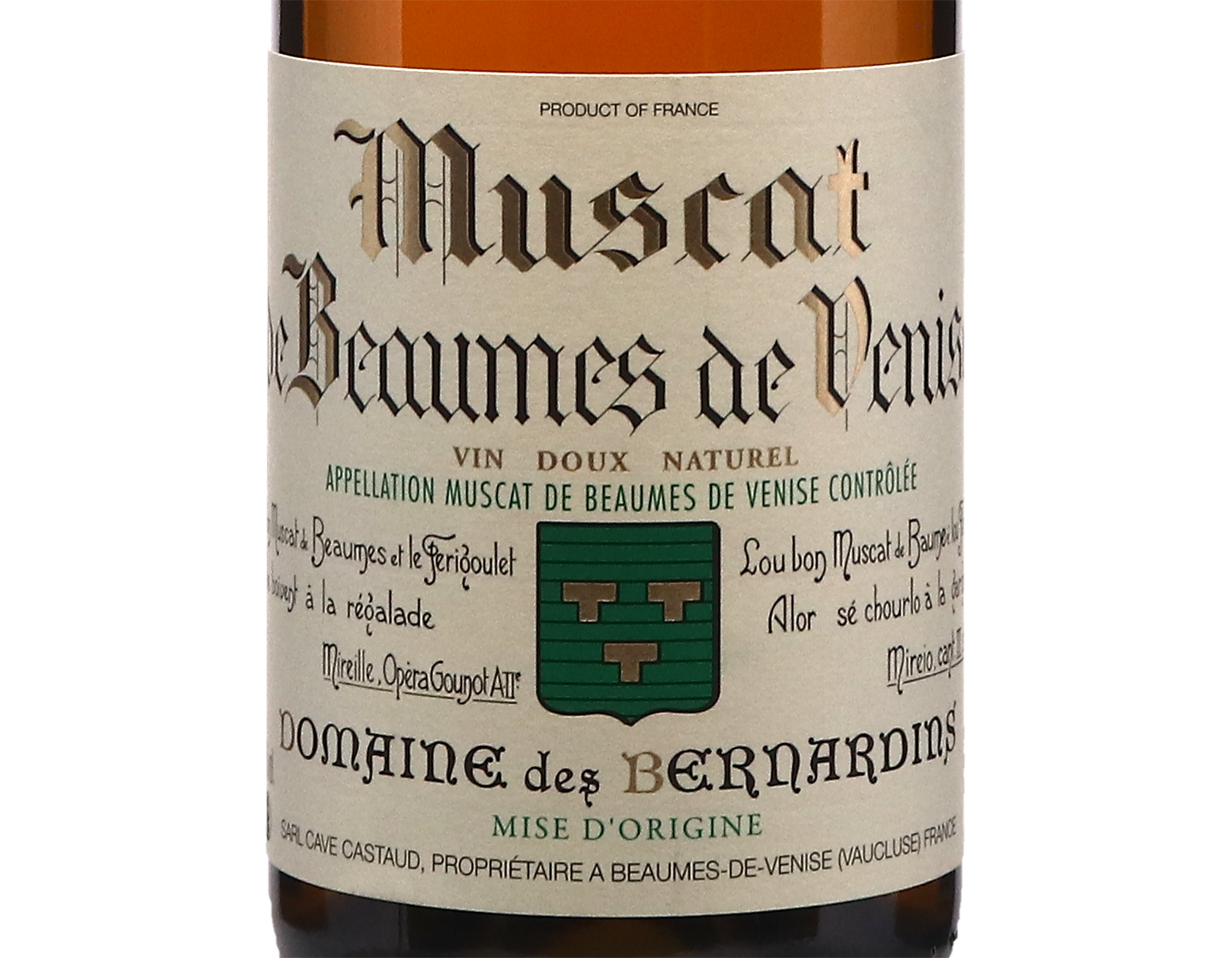 Muscat de Beaumes de Venise Domaine des Bernadins 2025
