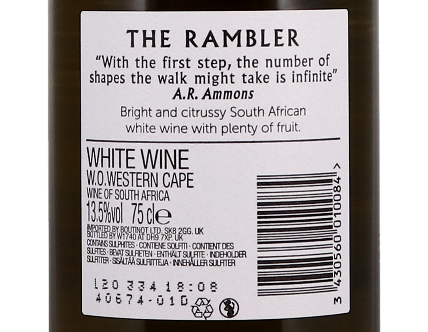 The Rambler White Western Cape