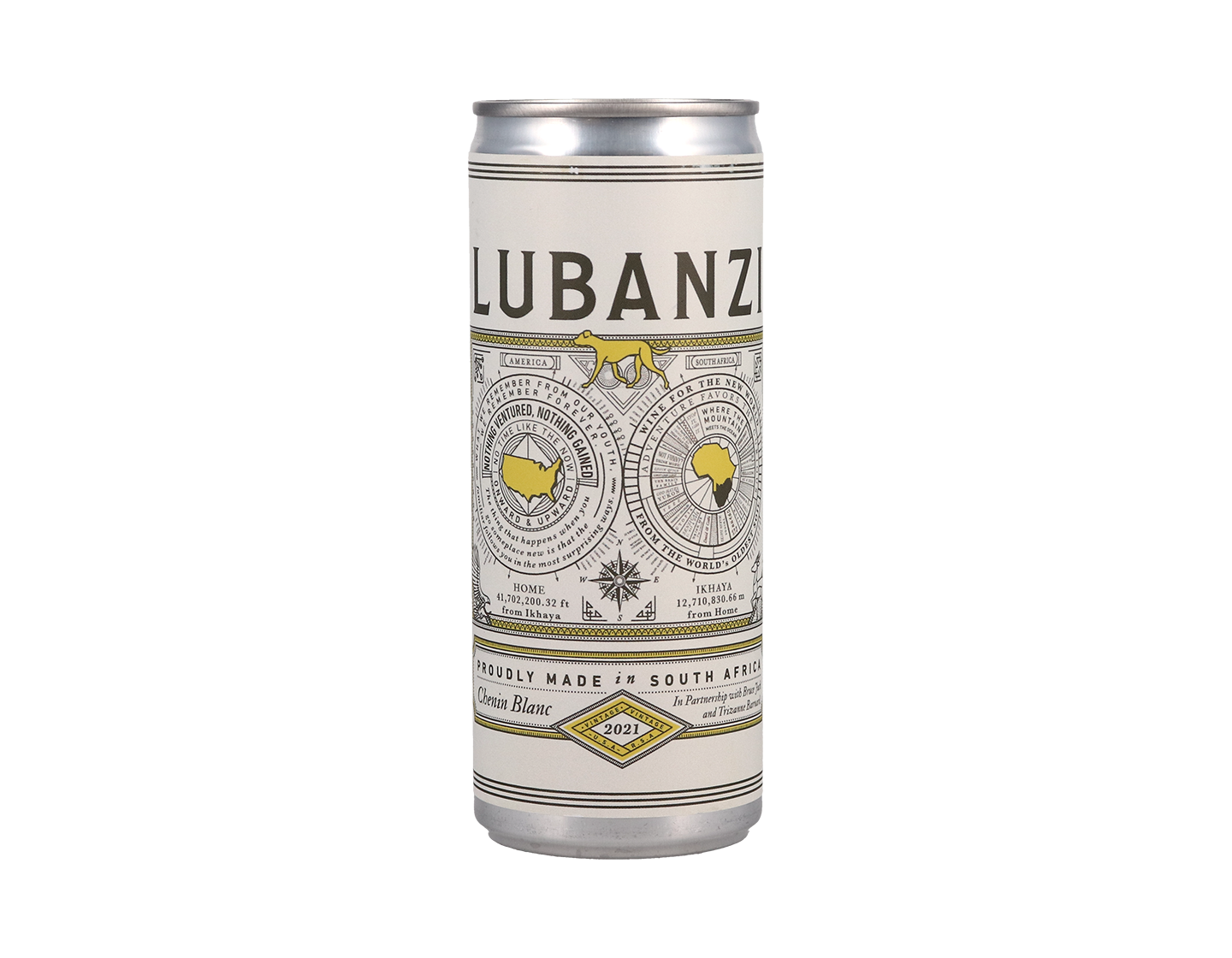 Lubanzi Chenin Blanc, Swartland 2021 250ml can