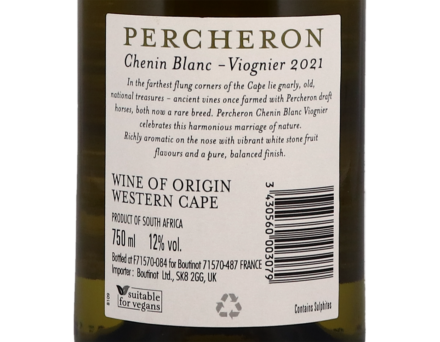 Percheron Chenin Blanc Viognier W Cape 2021