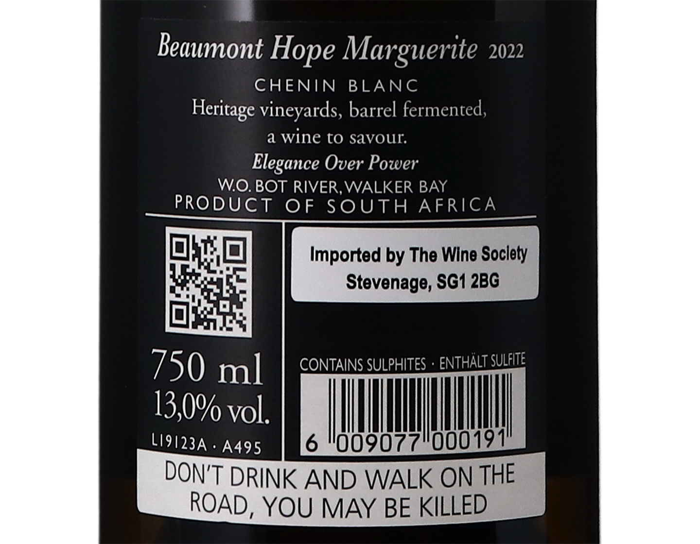 Beaumont Hope Marguerite Chenin Blanc Bot River 2022