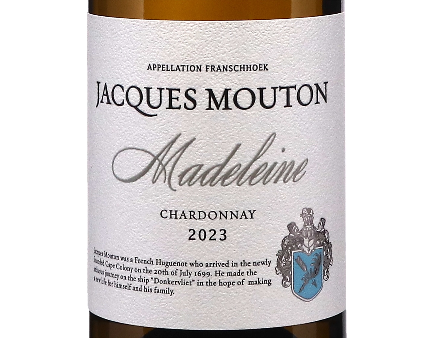 Jacques Mouton Madeleine Chardonnay Franschhoek 2023
