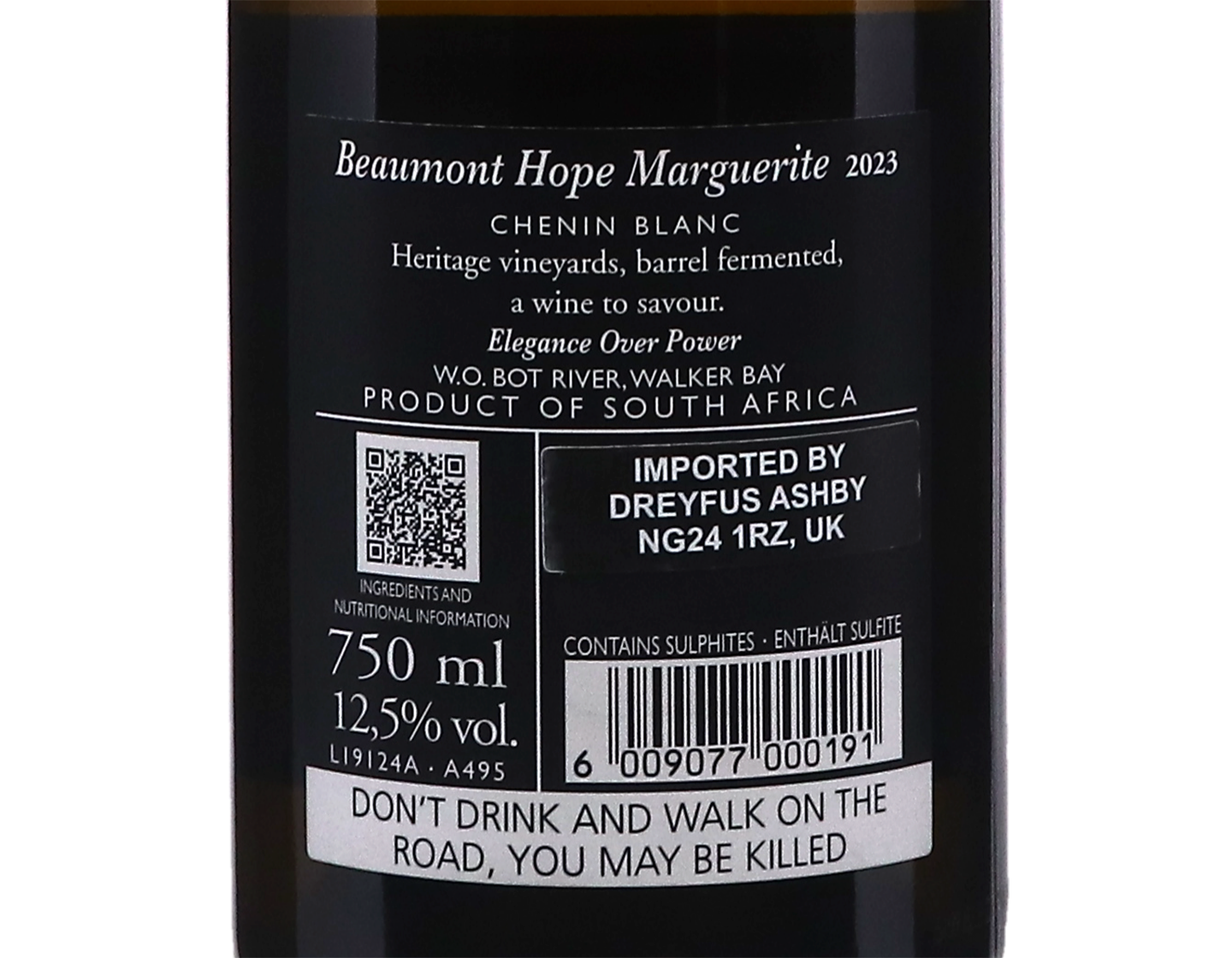 Beaumont Hope Marguerite Chenin Blanc Bot River 2023