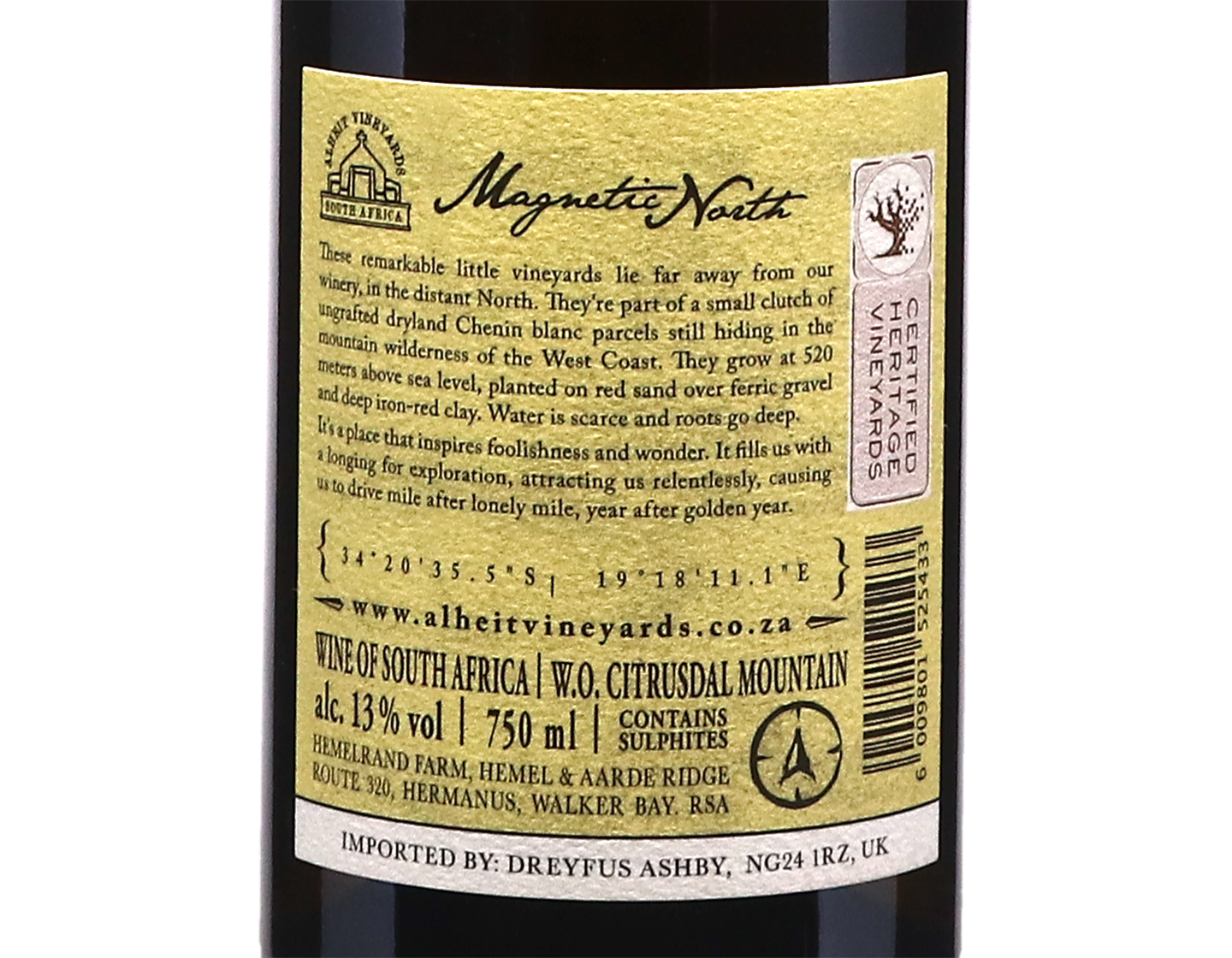 Alheit 'Magnetic North' Citrusdal Mountains 2023 MX ONLY
