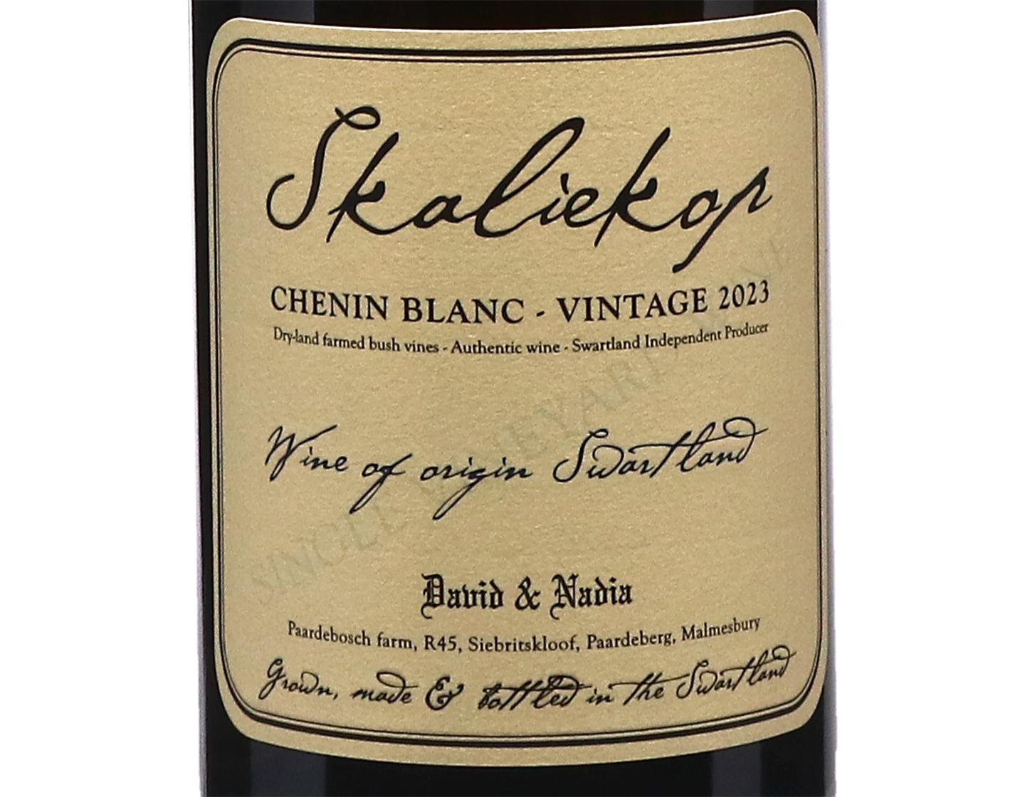 David and Nadia Skaliekop Chenin Blanc Swartland 2023