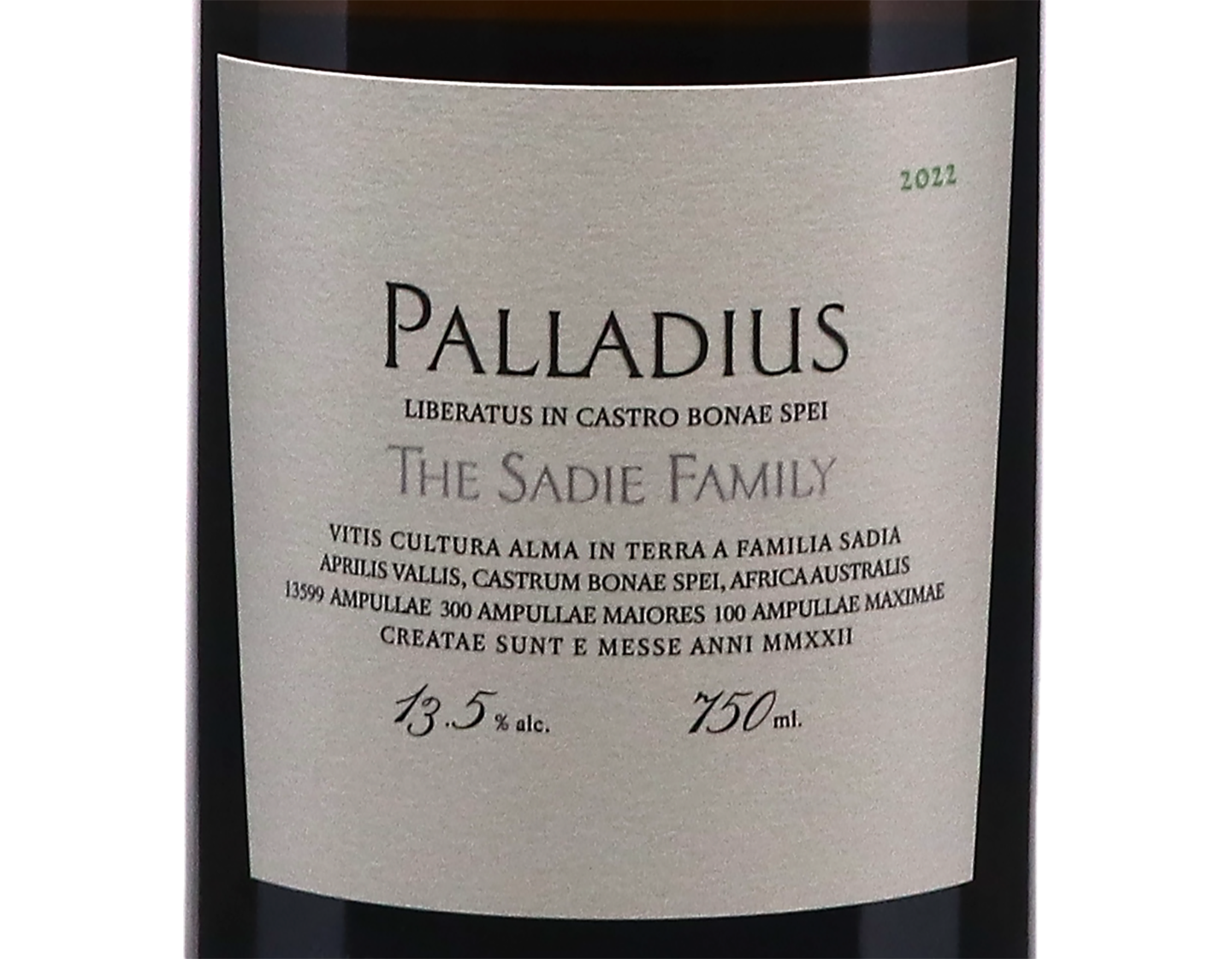 The Sadie Family Wines Palladius,Swartland 2022 MX ONLY