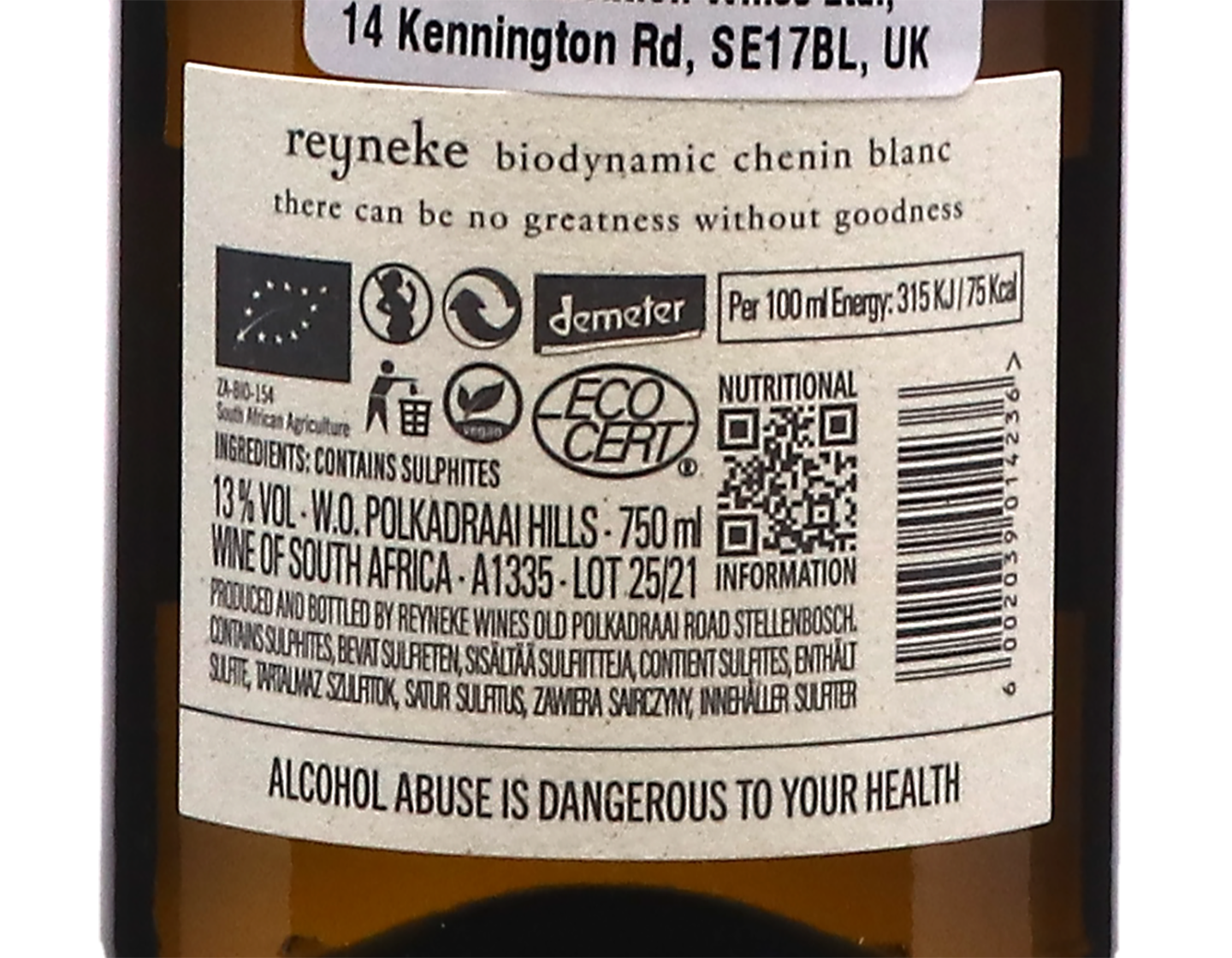 Reyneke Chenin Blanc,Polkadraai Hills 2024