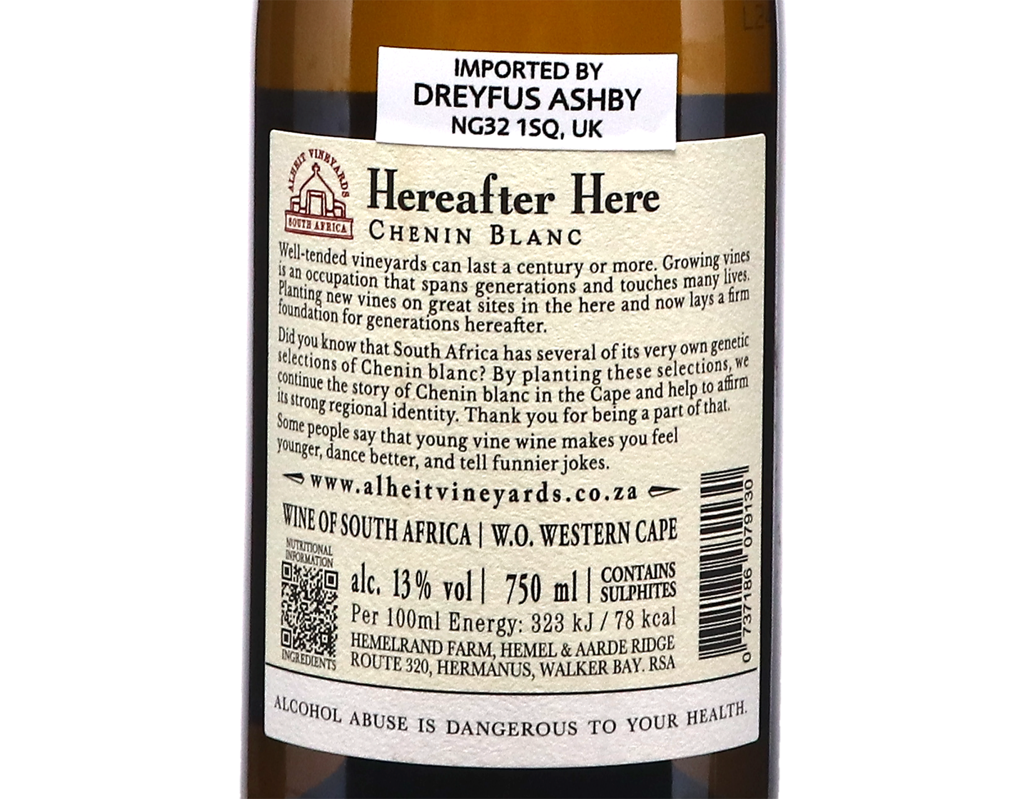 Alheit 'Hereafter Here' Chenin Blanc, Western Cape 2023