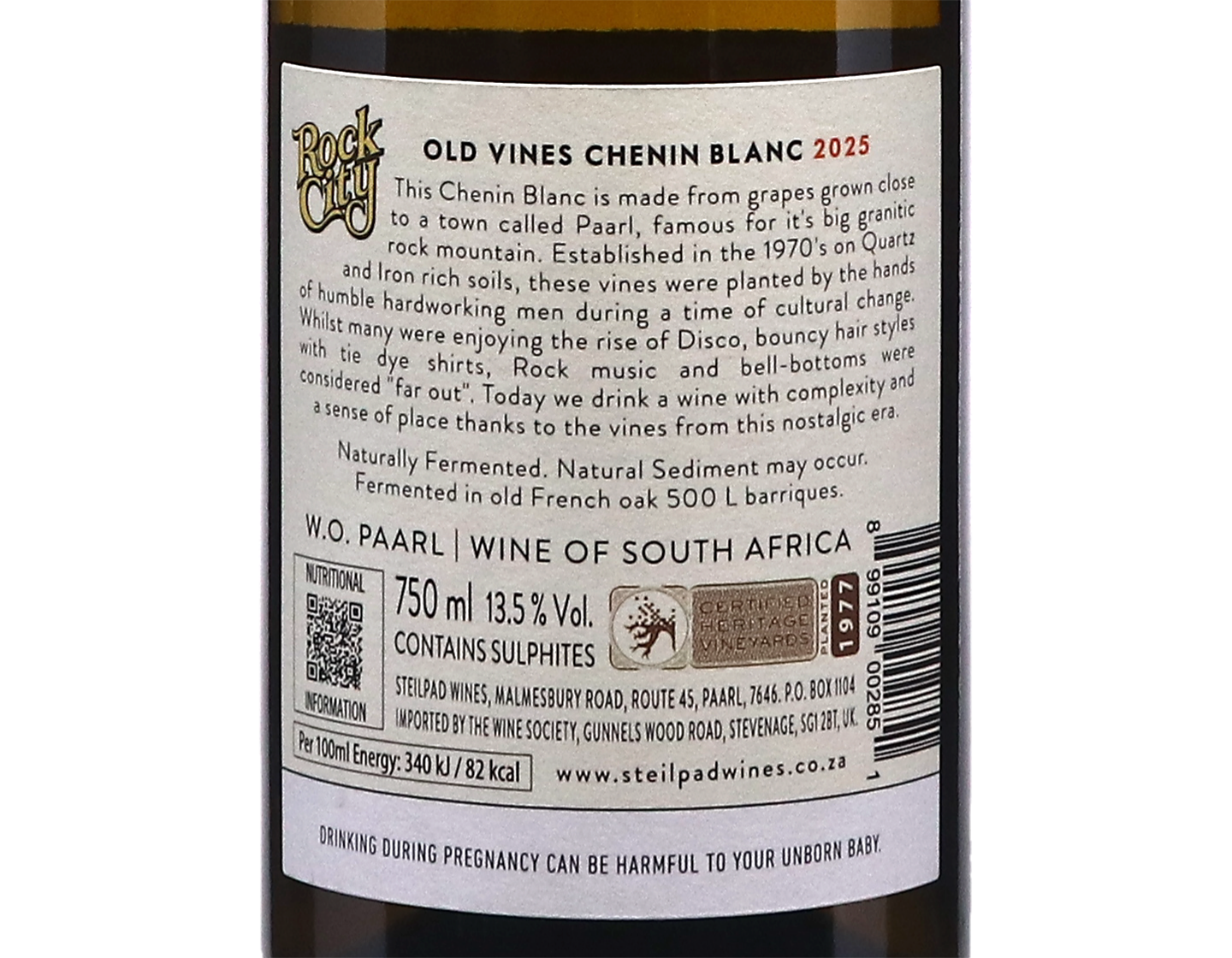 Steilpad Rock City Chenin Blanc Paarl 2025