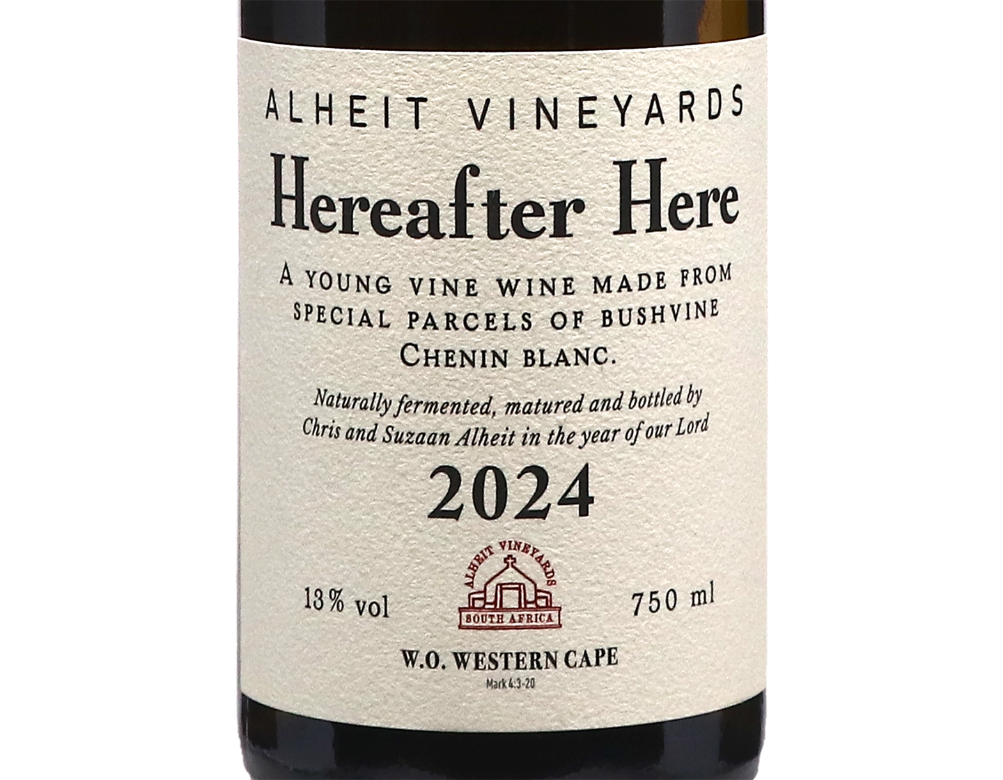 Alheit Hereafter Here Chenin Blanc Western Cape 2024