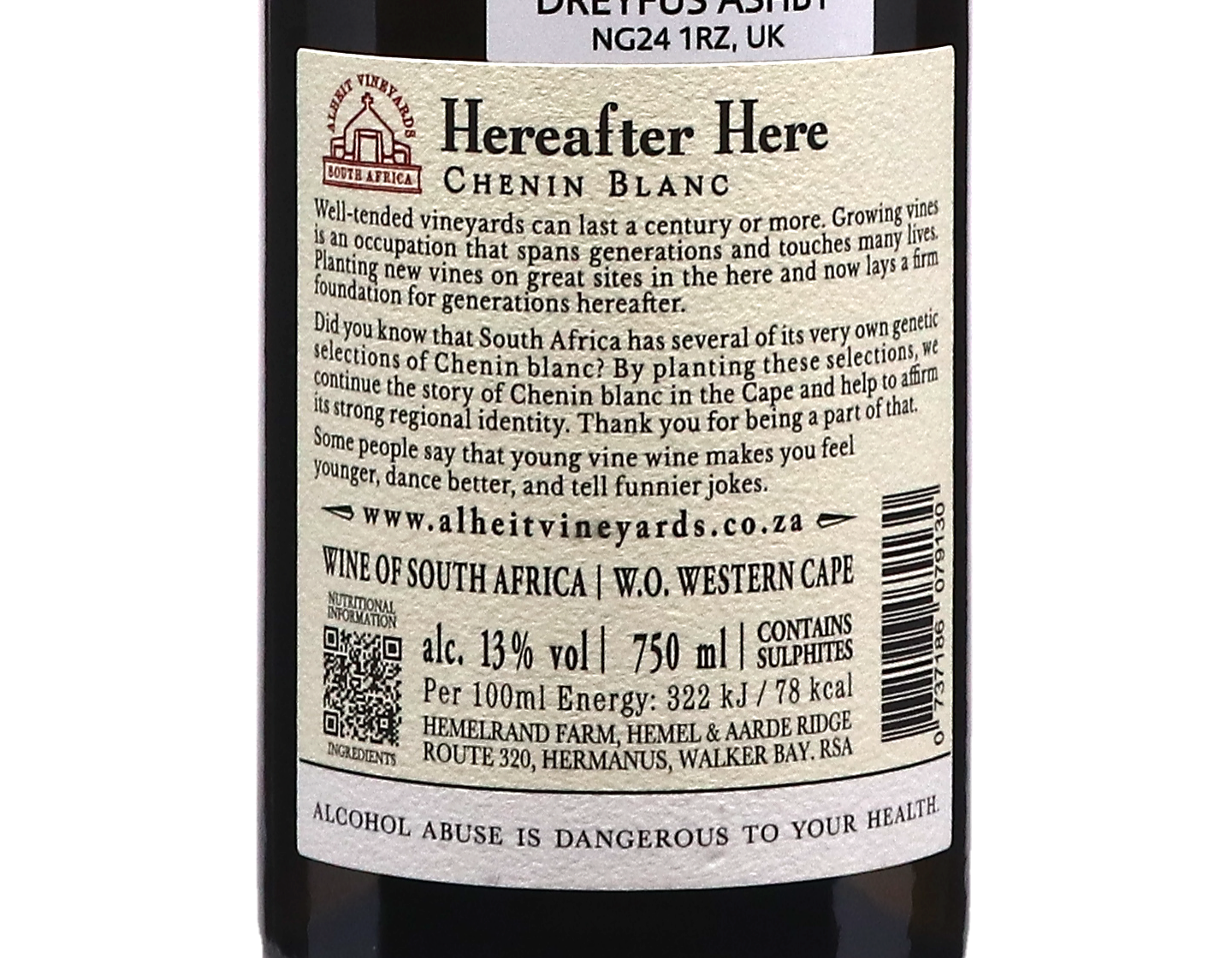 Alheit Hereafter Here Chenin Blanc Western Cape 2024
