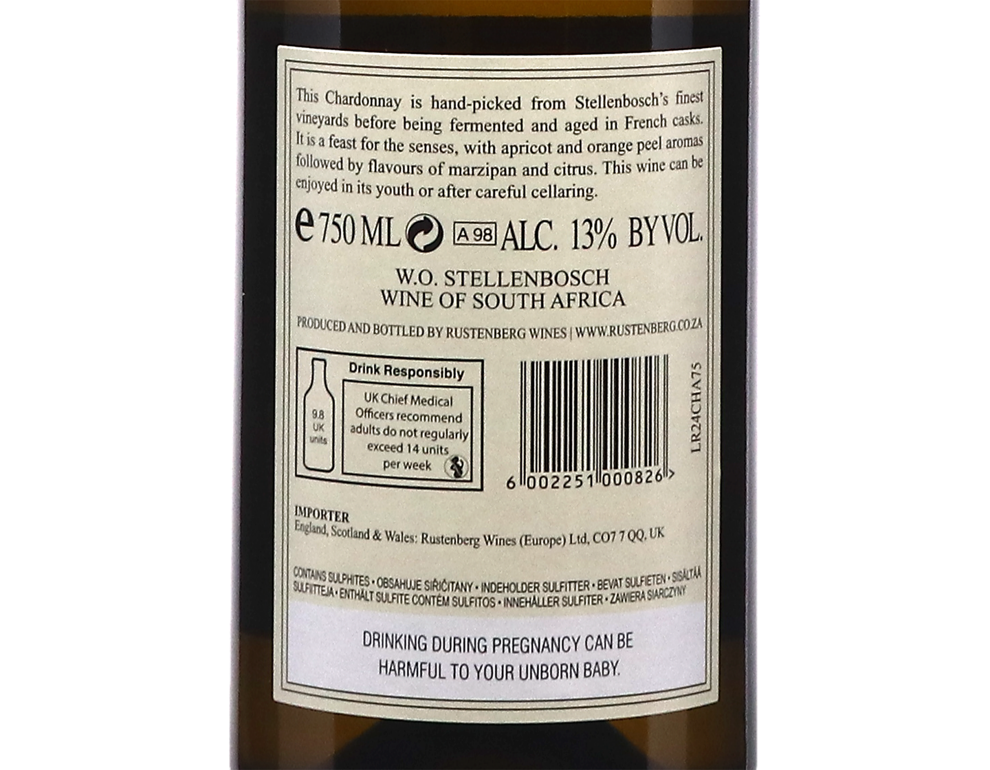 Rustenberg Chardonnay Stellenbosch 2024
