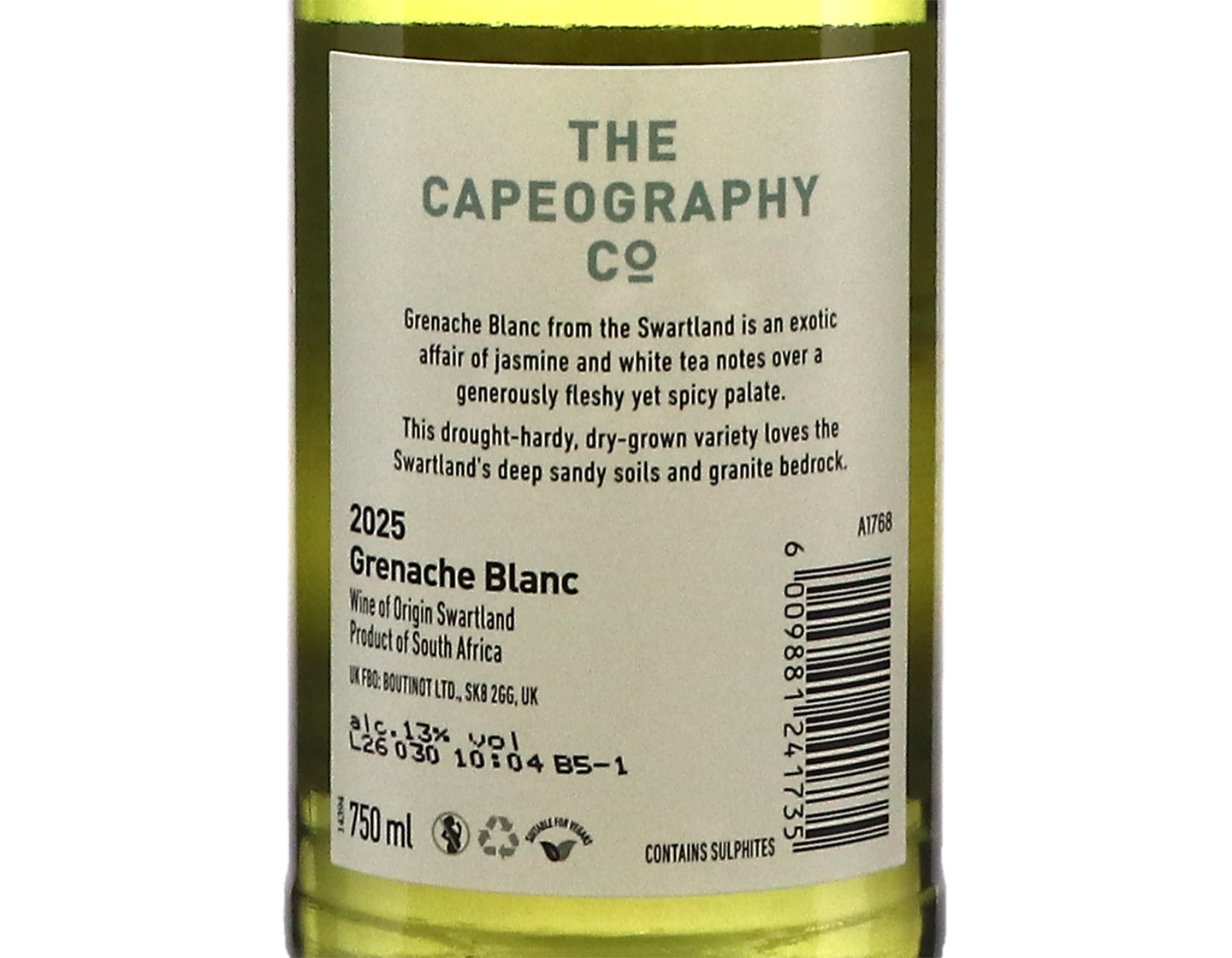 Capeography Grenache Blanc Swartland 2025