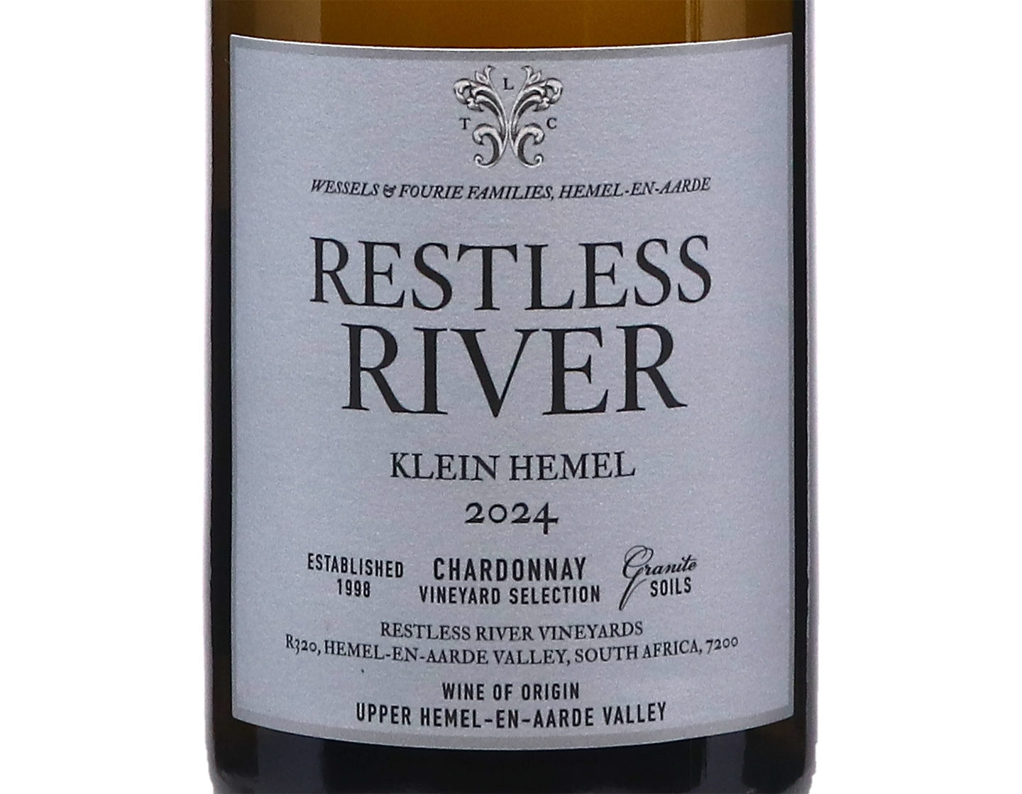 Restless River Klein Hemel Chardonnay Upper Hemel en Aarde Valley 2024