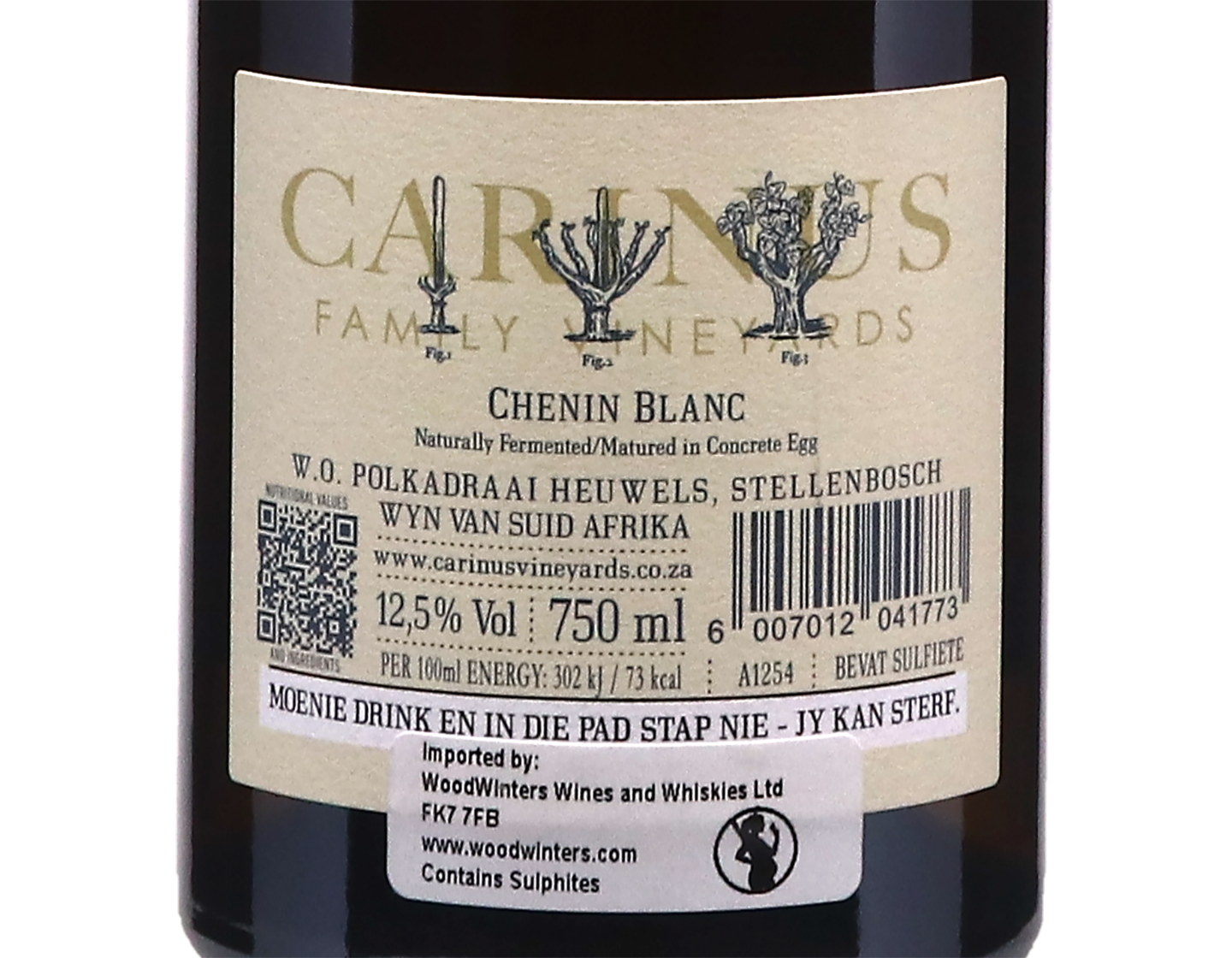 Carinus Family Vineyards Chenin Blanc Polkadraai Hills 2024