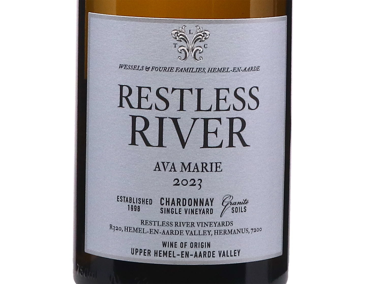 Restless River Ava Marie Chardonnay Upper Hemel-en-Aarde Valley 2023
