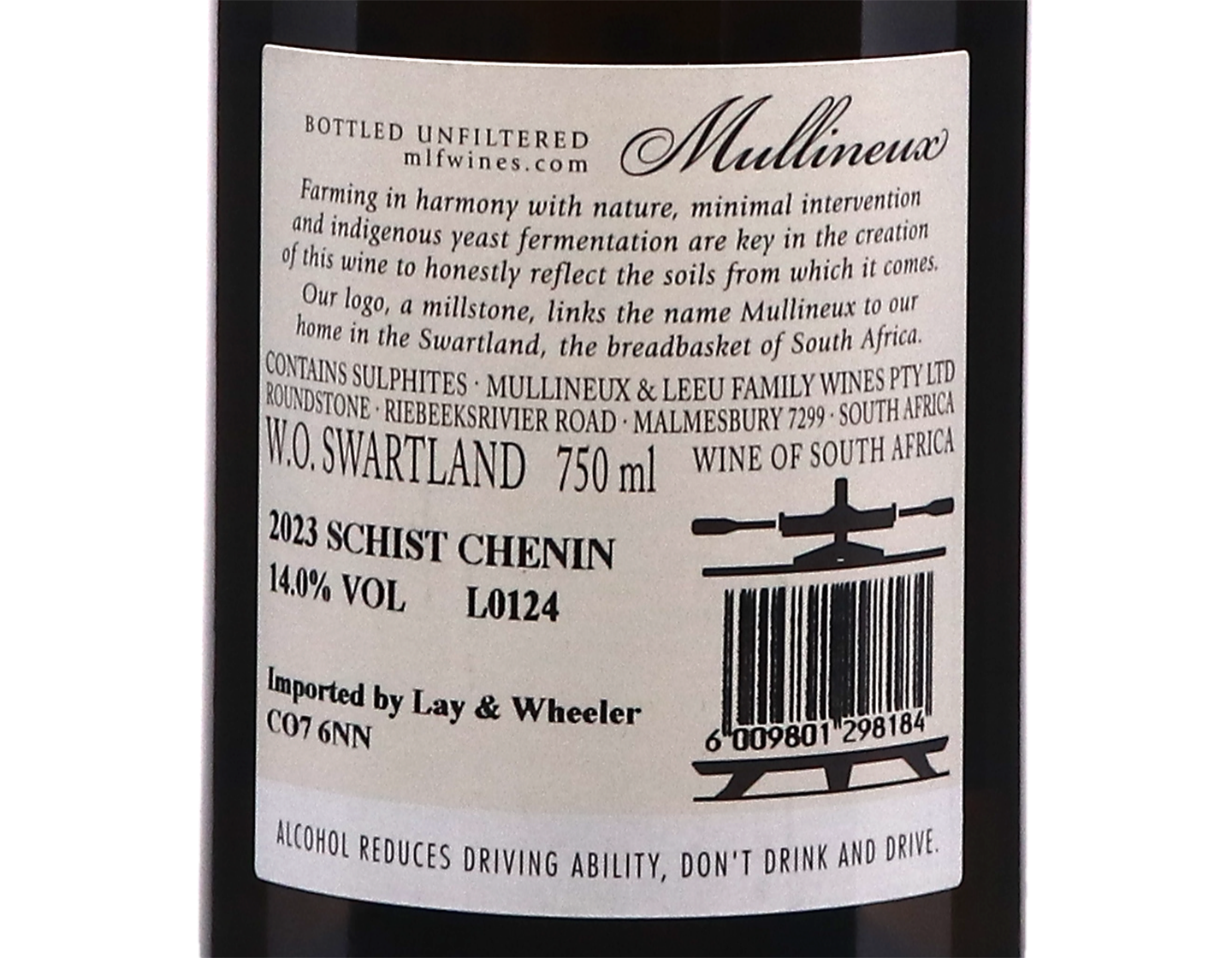 Mullineux Schist Roundstone Chenin Blanc Swartland 2023